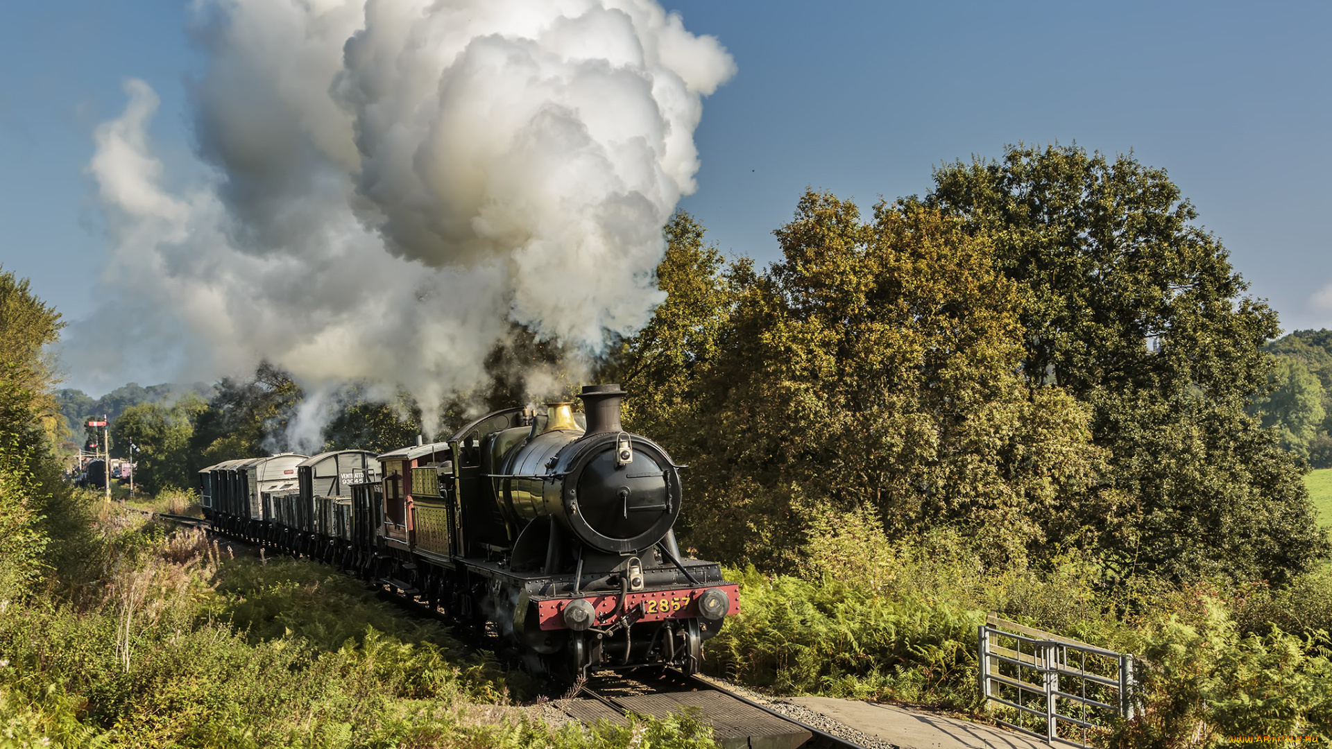 техника, паровозы, паровоз, дорога, железная