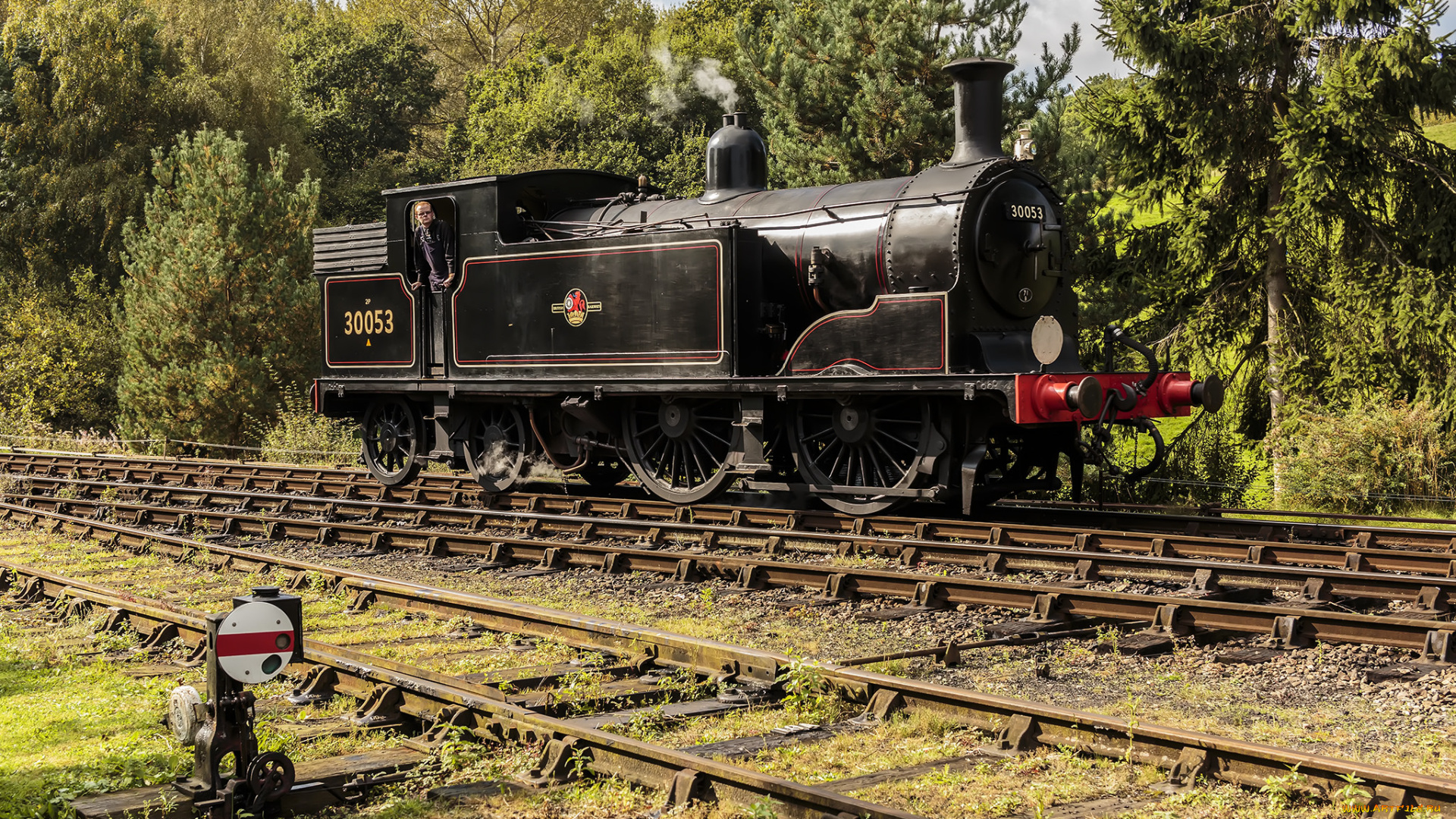 техника, паровозы, паровоз, дорога, железная