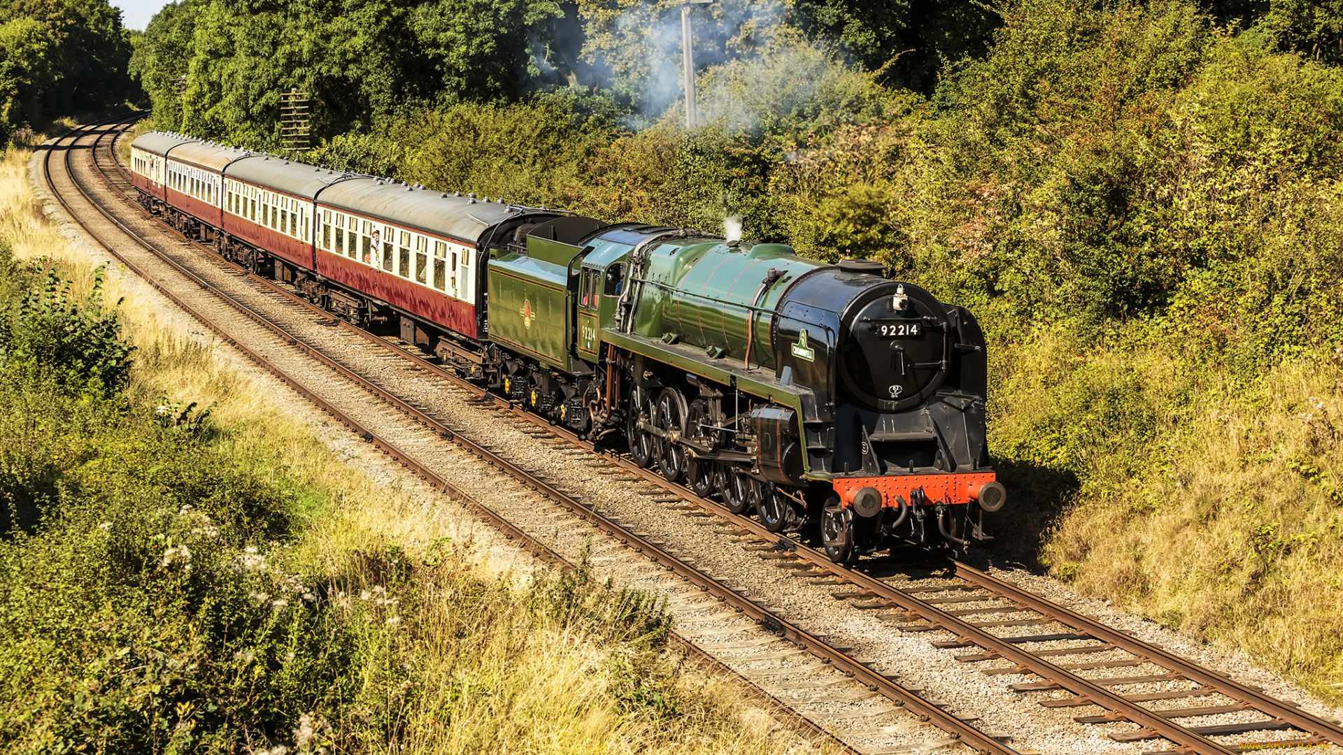 техника, паровозы, паровоз, дорога, железная