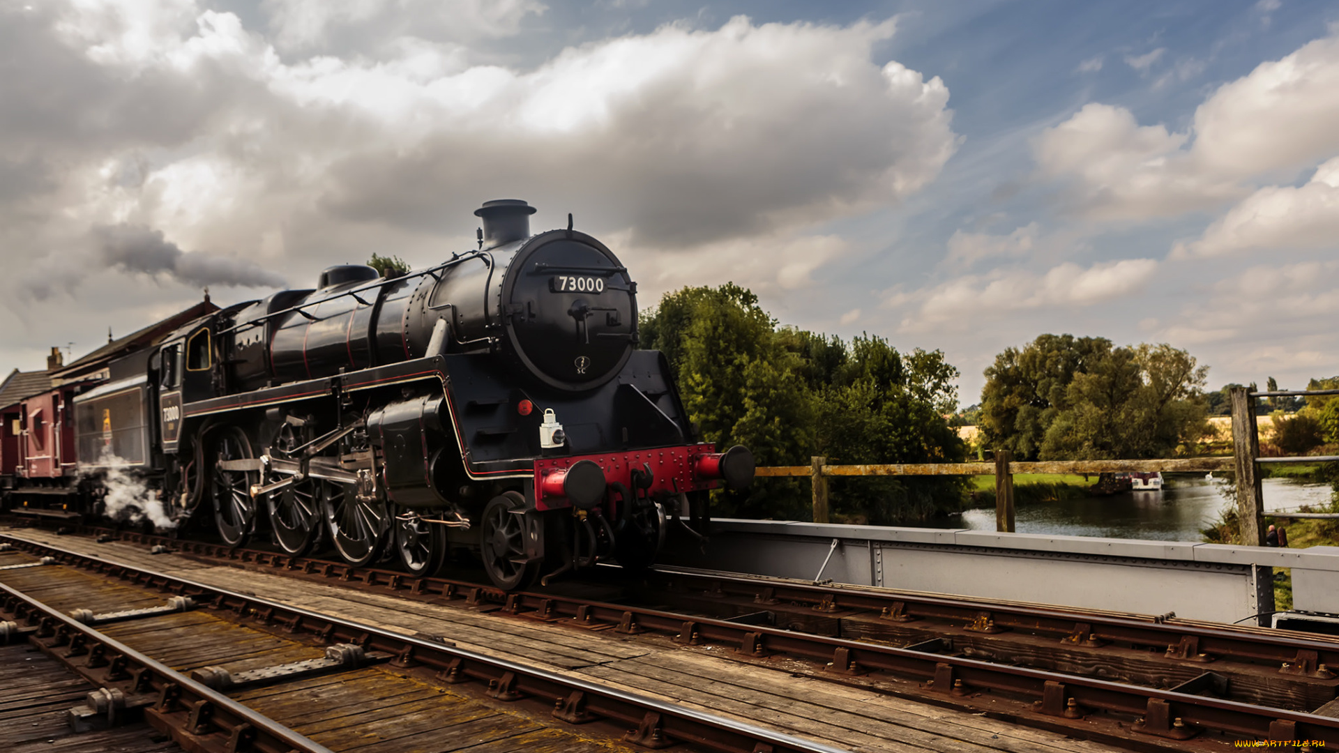 техника, паровозы, паровоз, дорога, железная