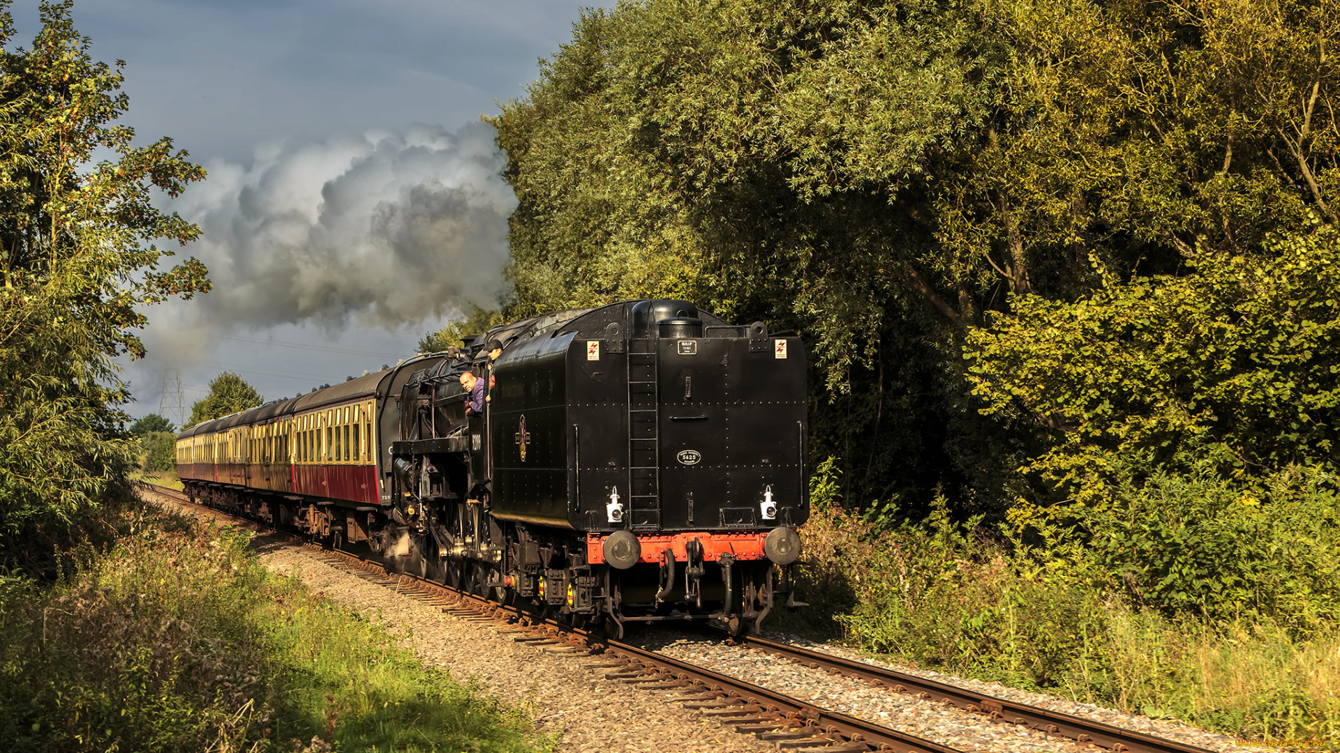 техника, паровозы, паровоз, дорога, железная