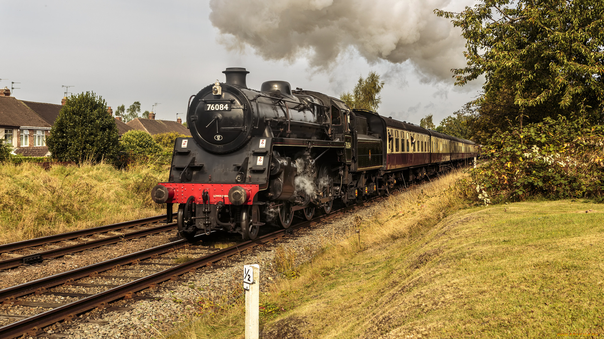 техника, паровозы, паровоз, дорога, железная