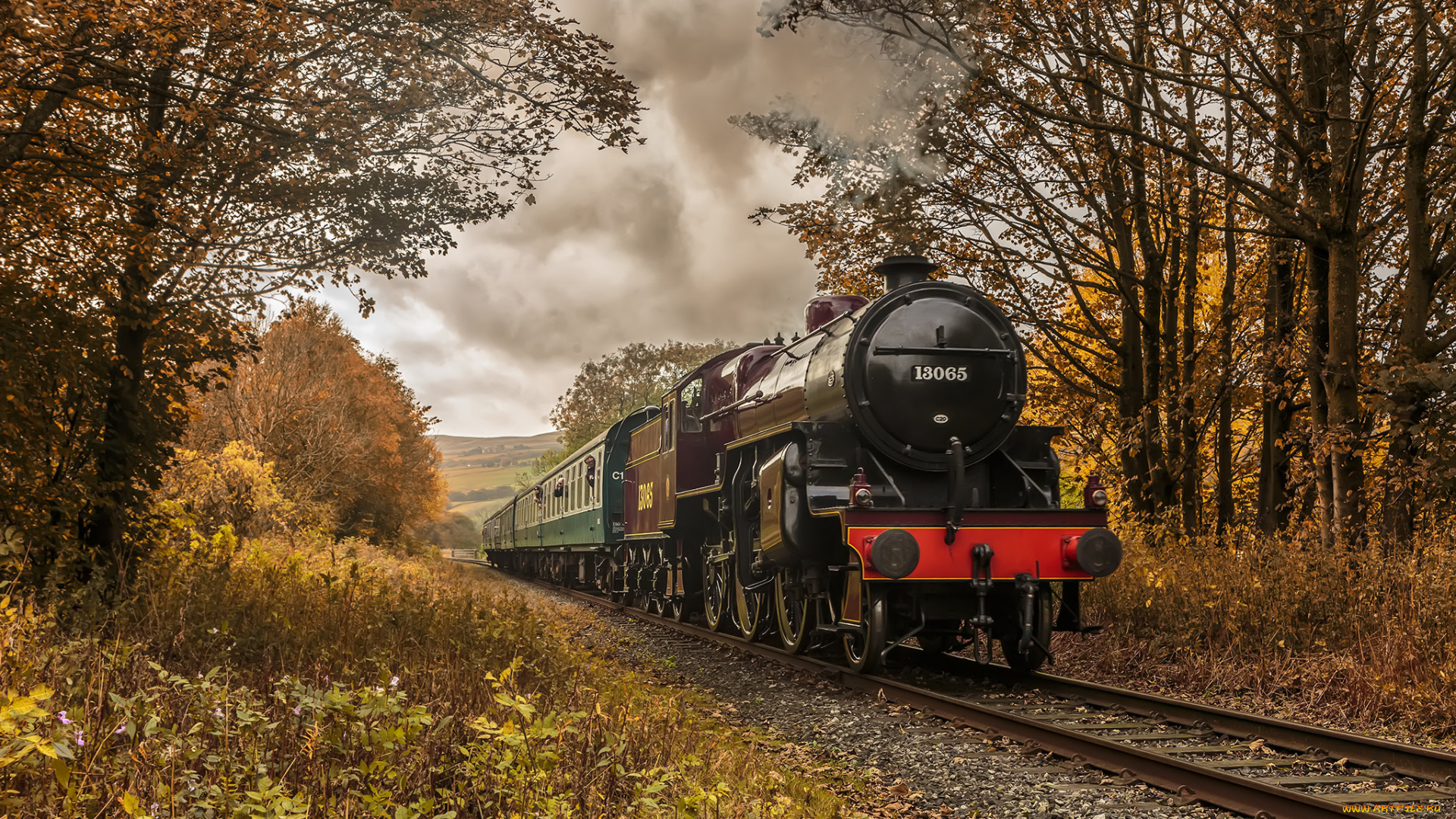 техника, паровозы, паровоз, дорога, железная