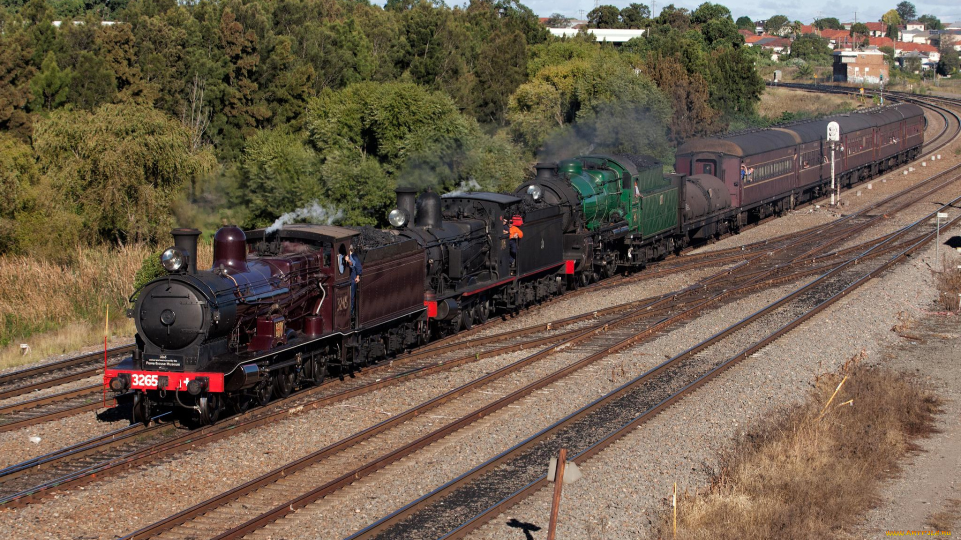 техника, паровозы, паровоз, дорога, железная