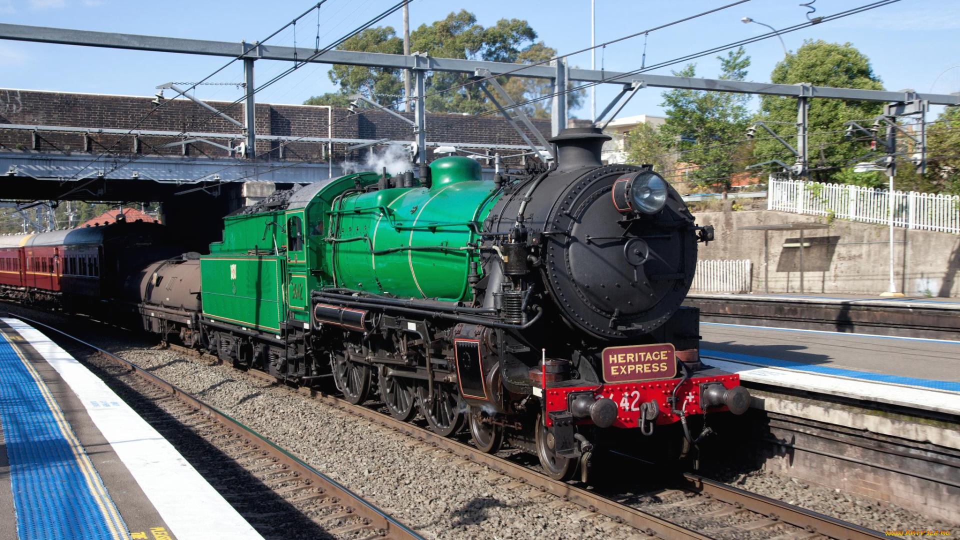 техника, паровозы, паровоз, дорога, железная