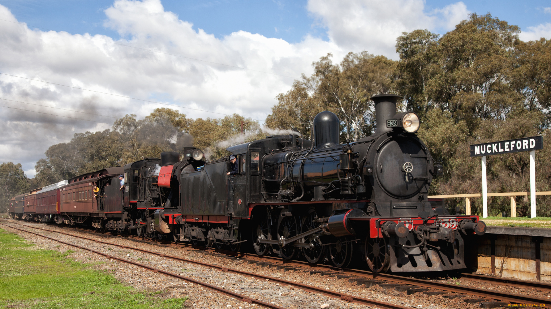 техника, паровозы, паровоз, дорога, железная