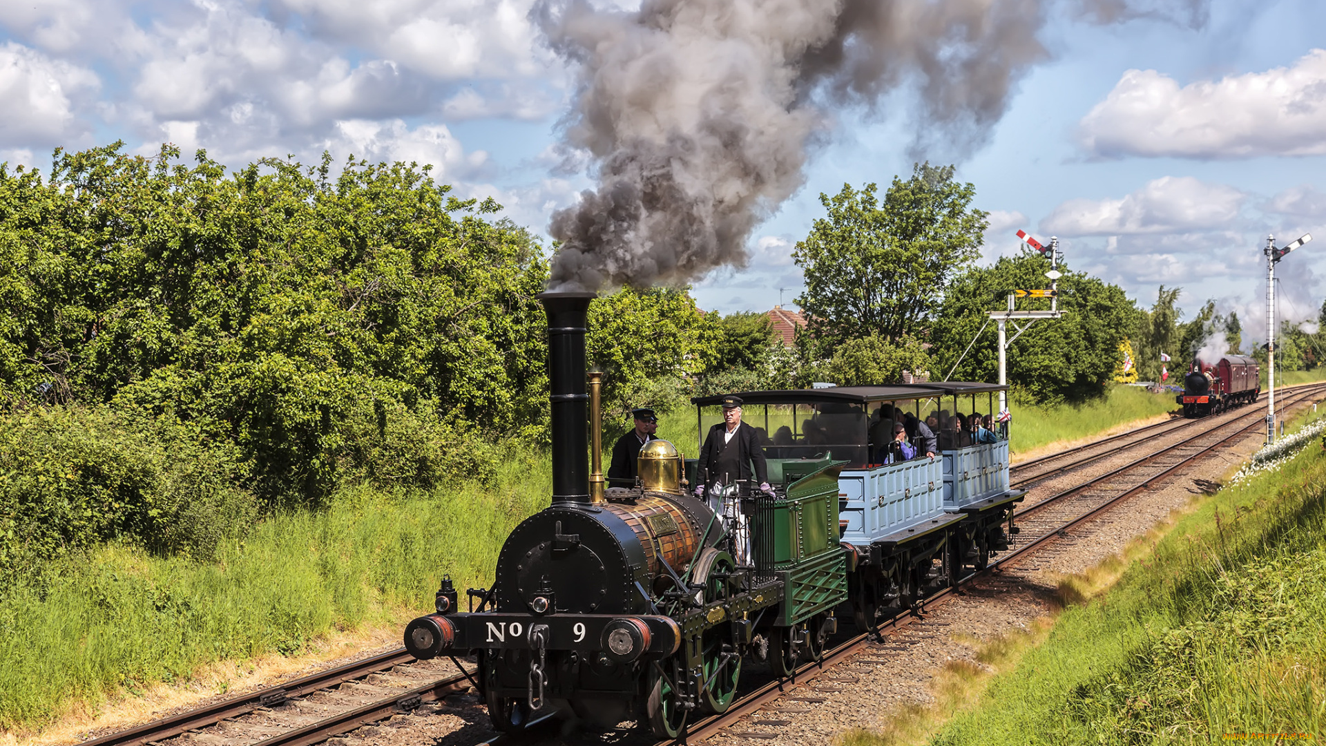 техника, паровозы, железная, паровоз, дорога