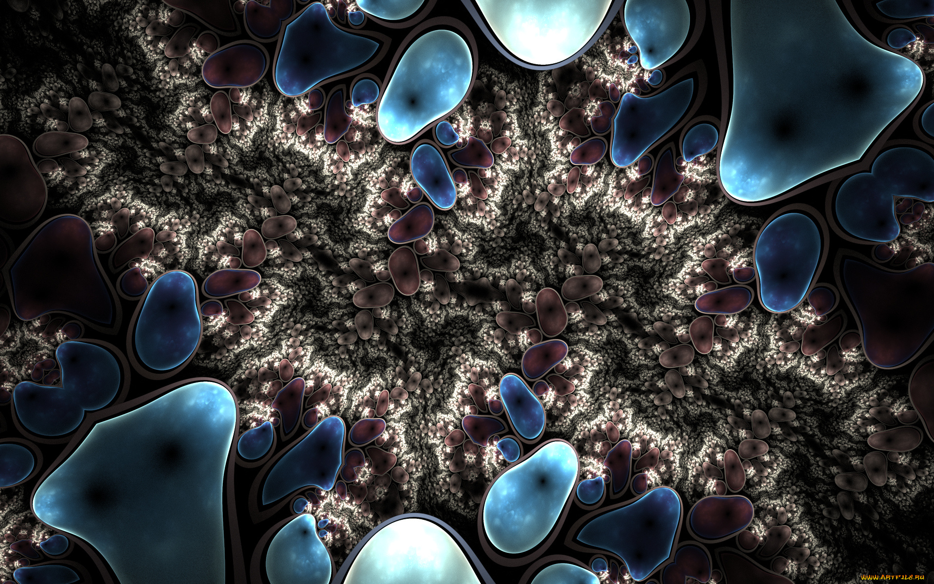 3д, графика, фракталы, , fractal, узор, фон, цвета