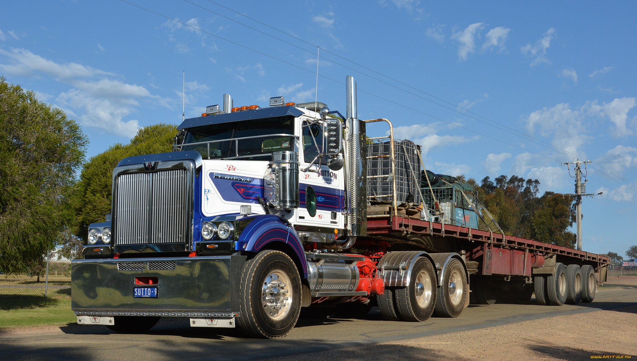 western, star, автомобили, тяжелый, тягач, седельный, грузовик