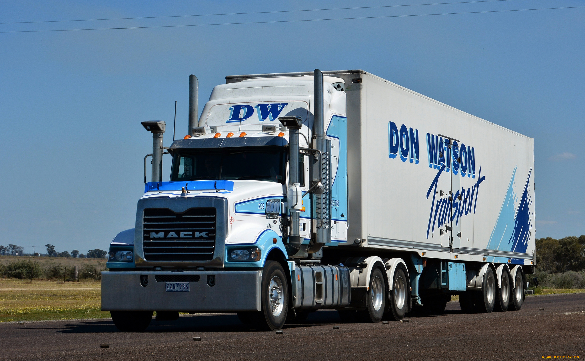 mack, автомобили, грузовик, тяжелый, тягач, седельный