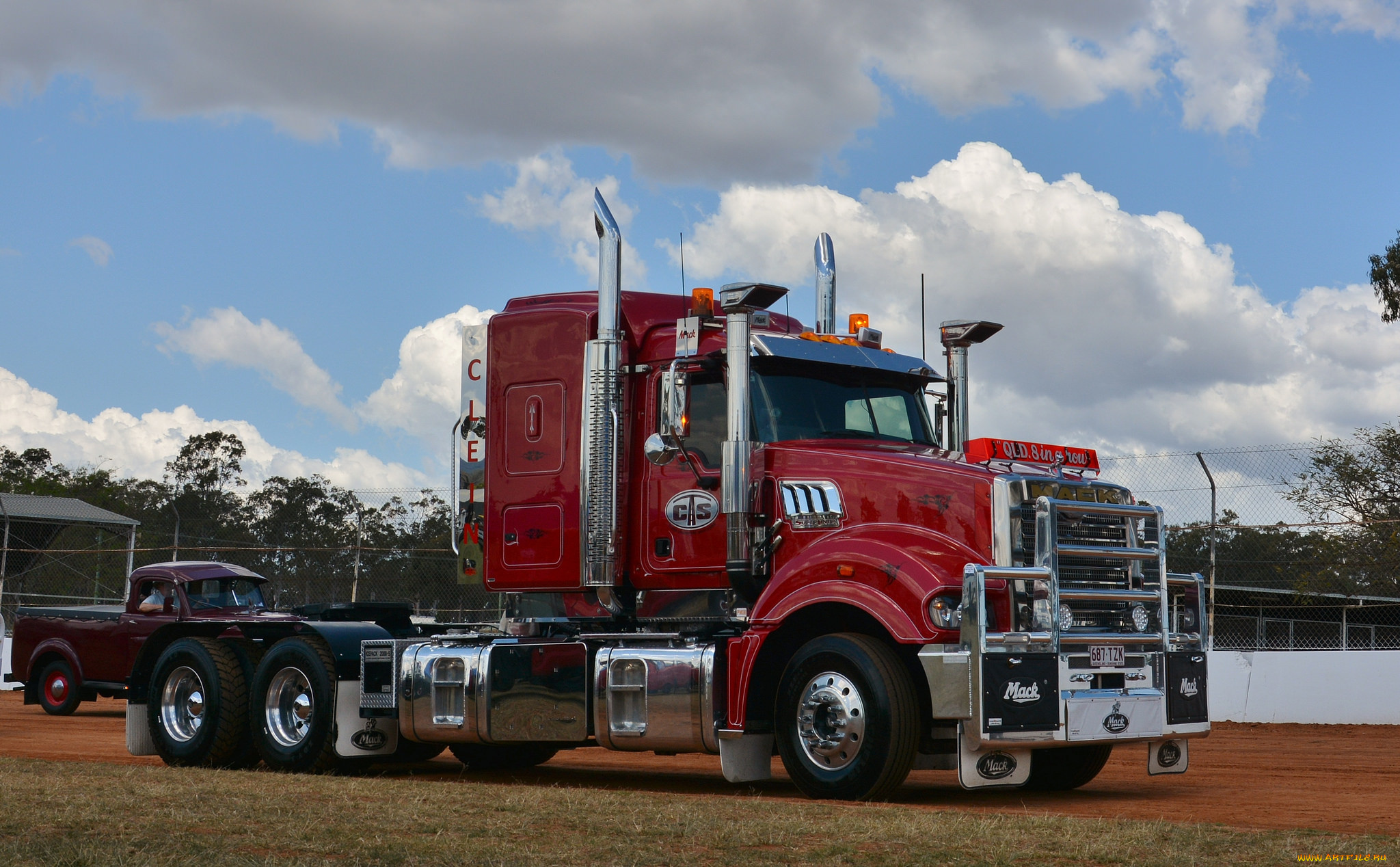 mack, автомобили, тягач, седельный, грузовик, тяжелый