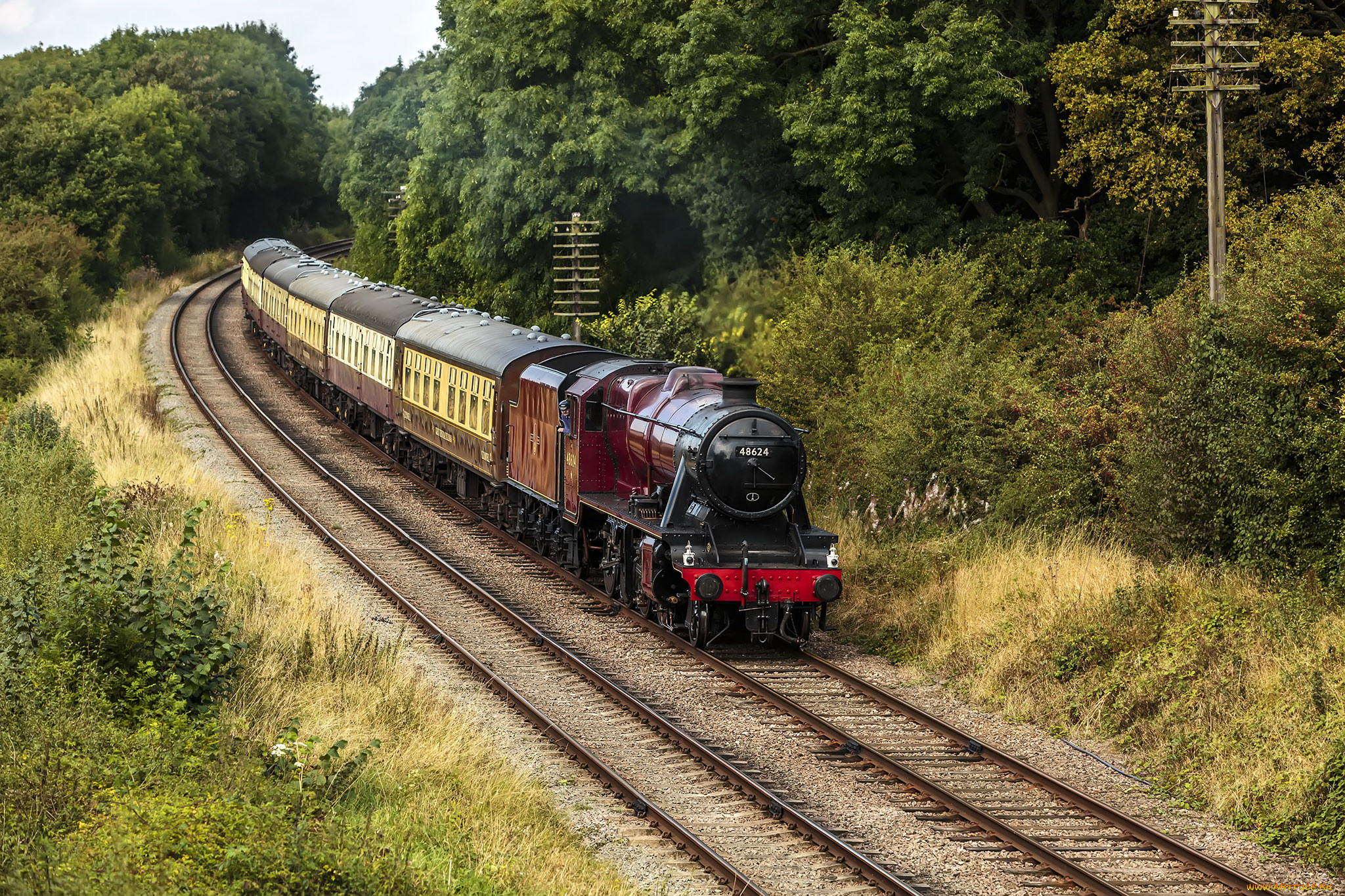 техника, паровозы, дорога, железная, паровоз
