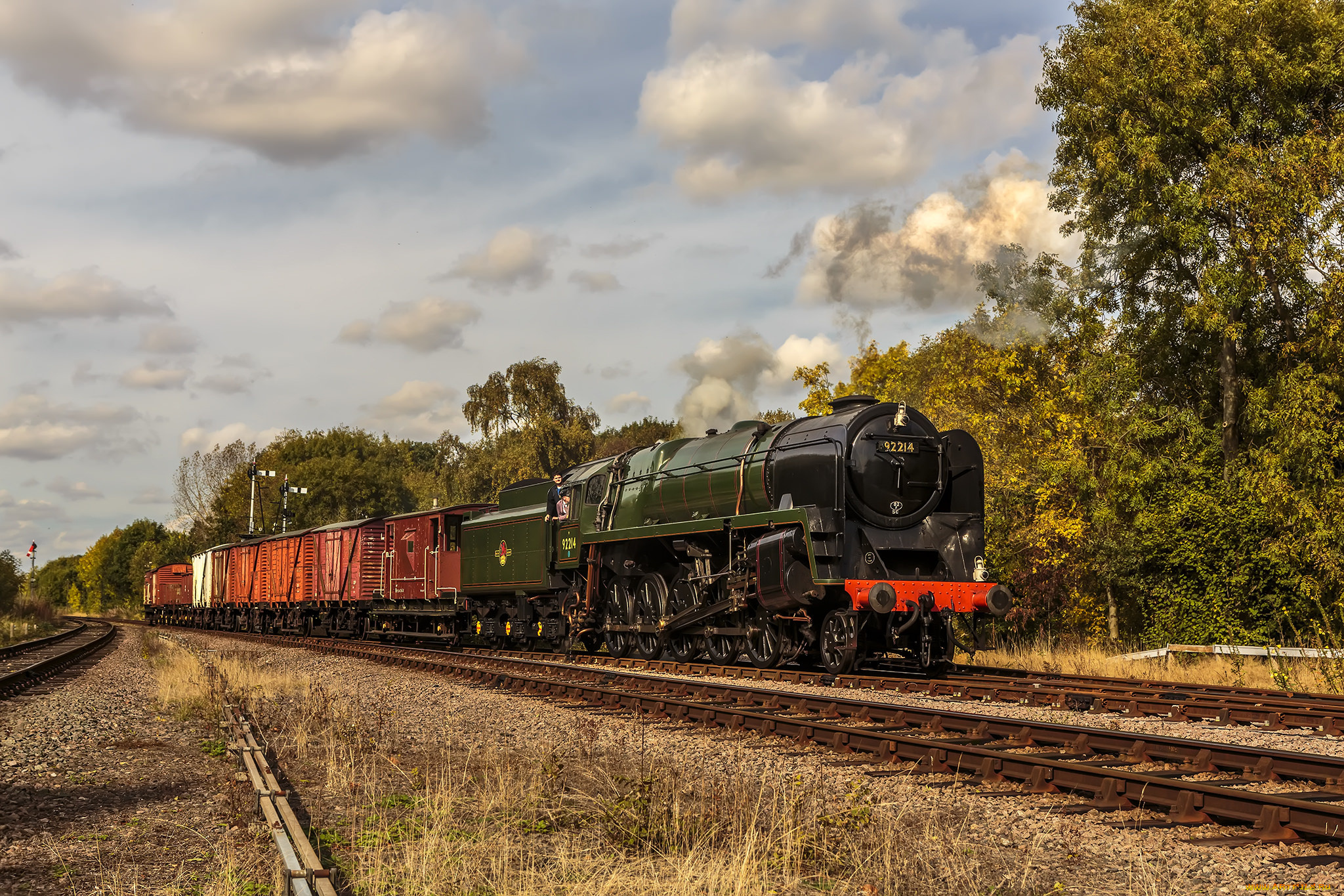 техника, паровозы, паровоз, дорога, железная