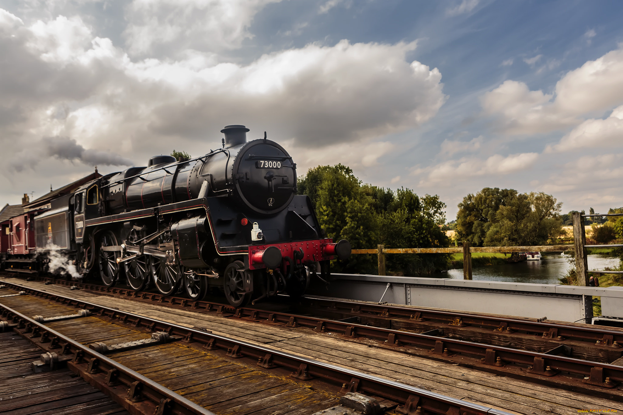 техника, паровозы, паровоз, дорога, железная