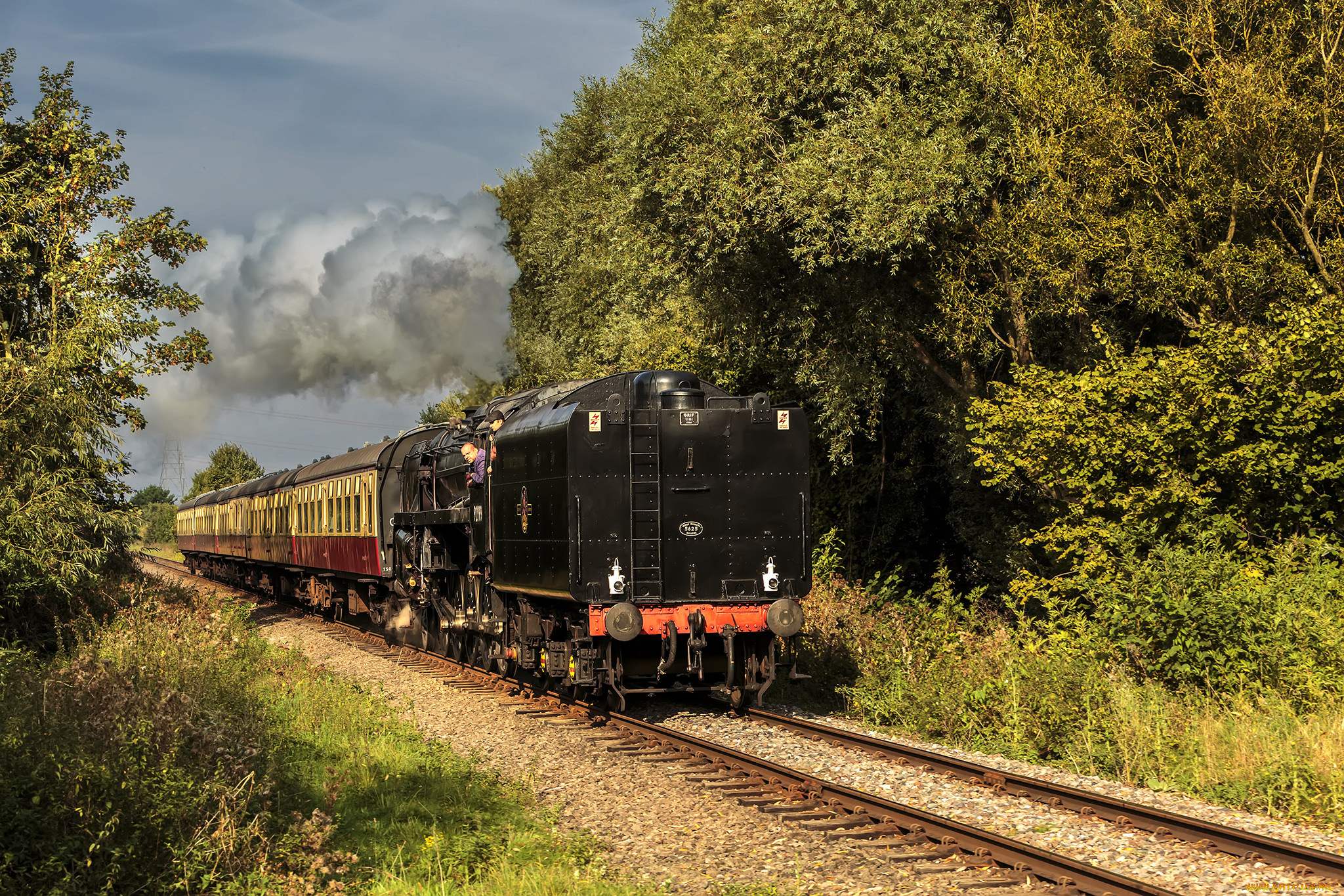 техника, паровозы, паровоз, дорога, железная