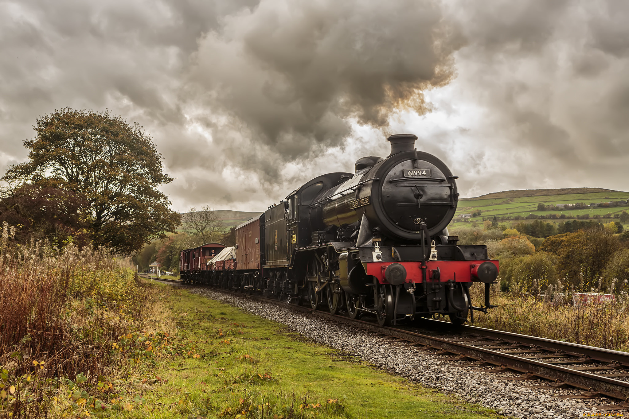 техника, паровозы, паровоз, дорога, железная