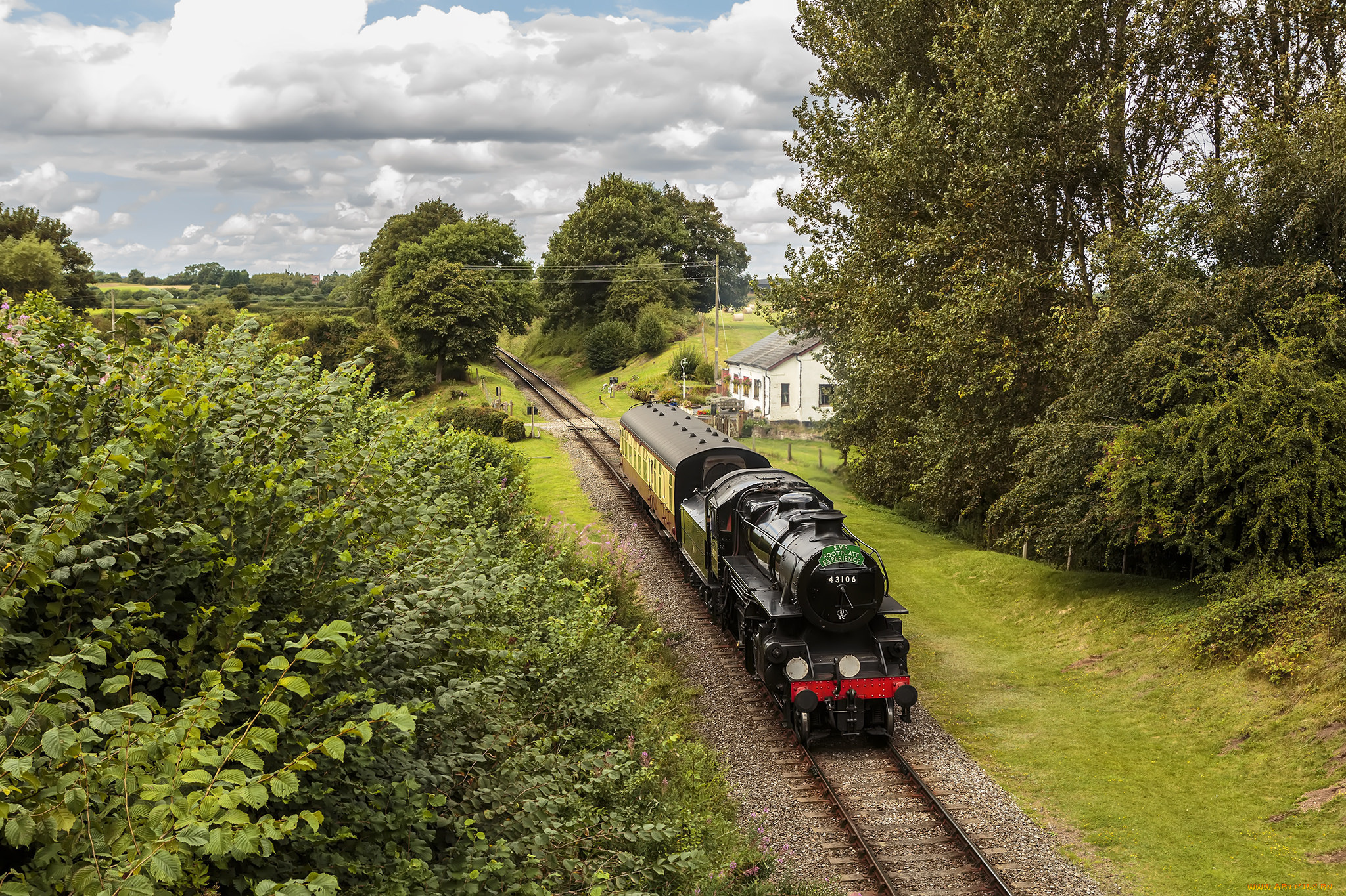 техника, паровозы, паровоз, дорога, железная