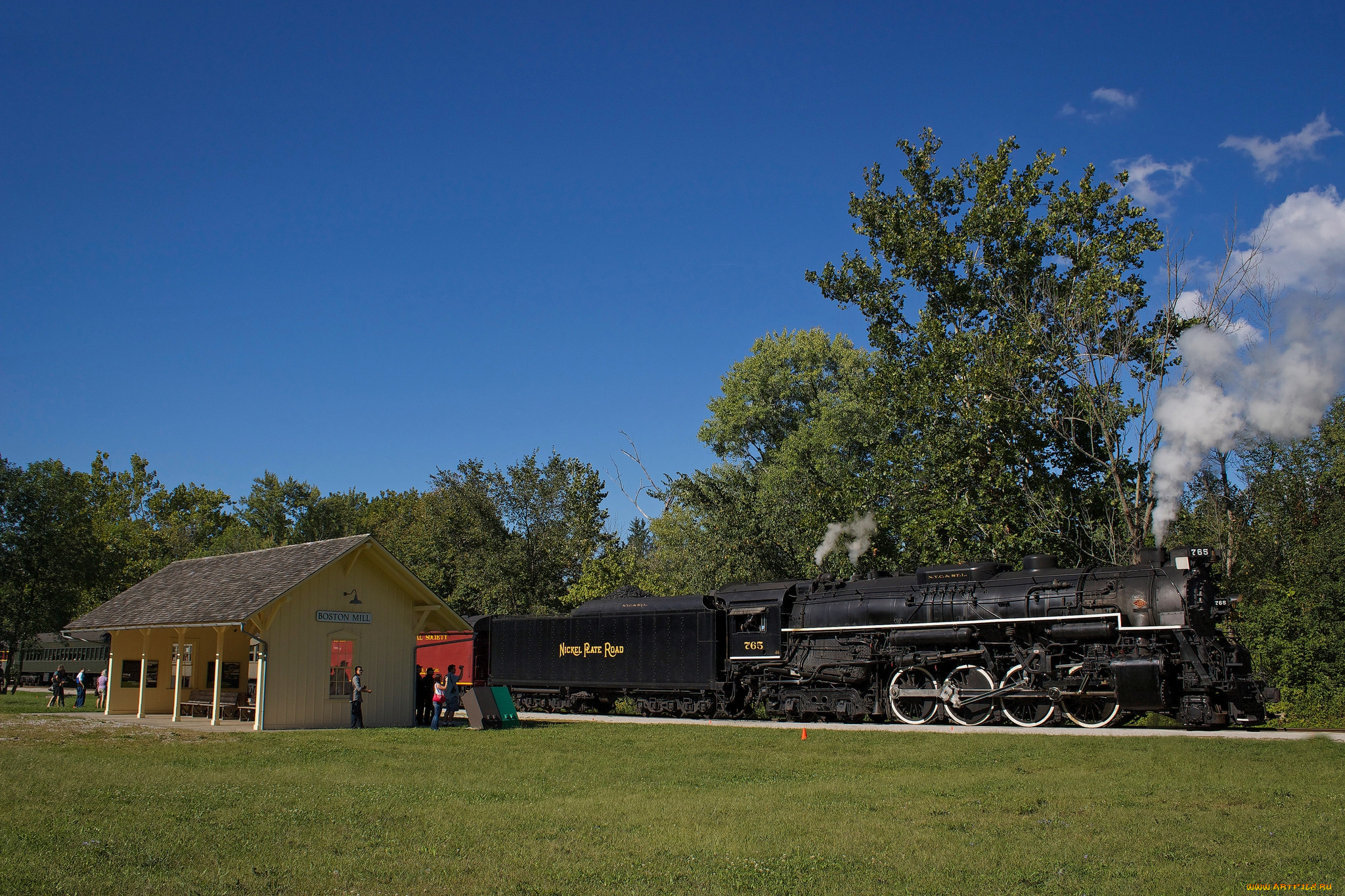 техника, паровозы, паровоз, дорога, железная