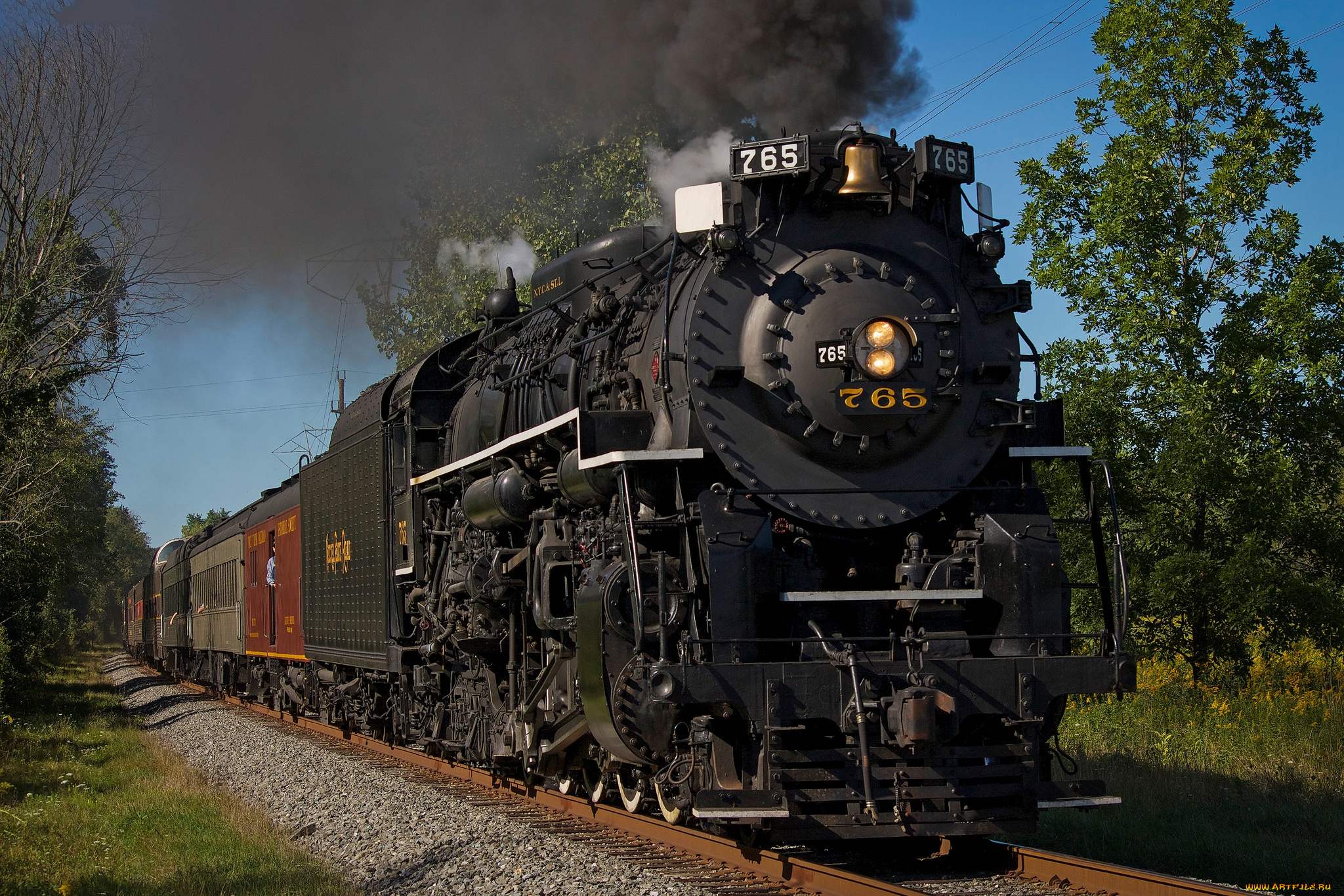 техника, паровозы, паровоз, дорога, железная