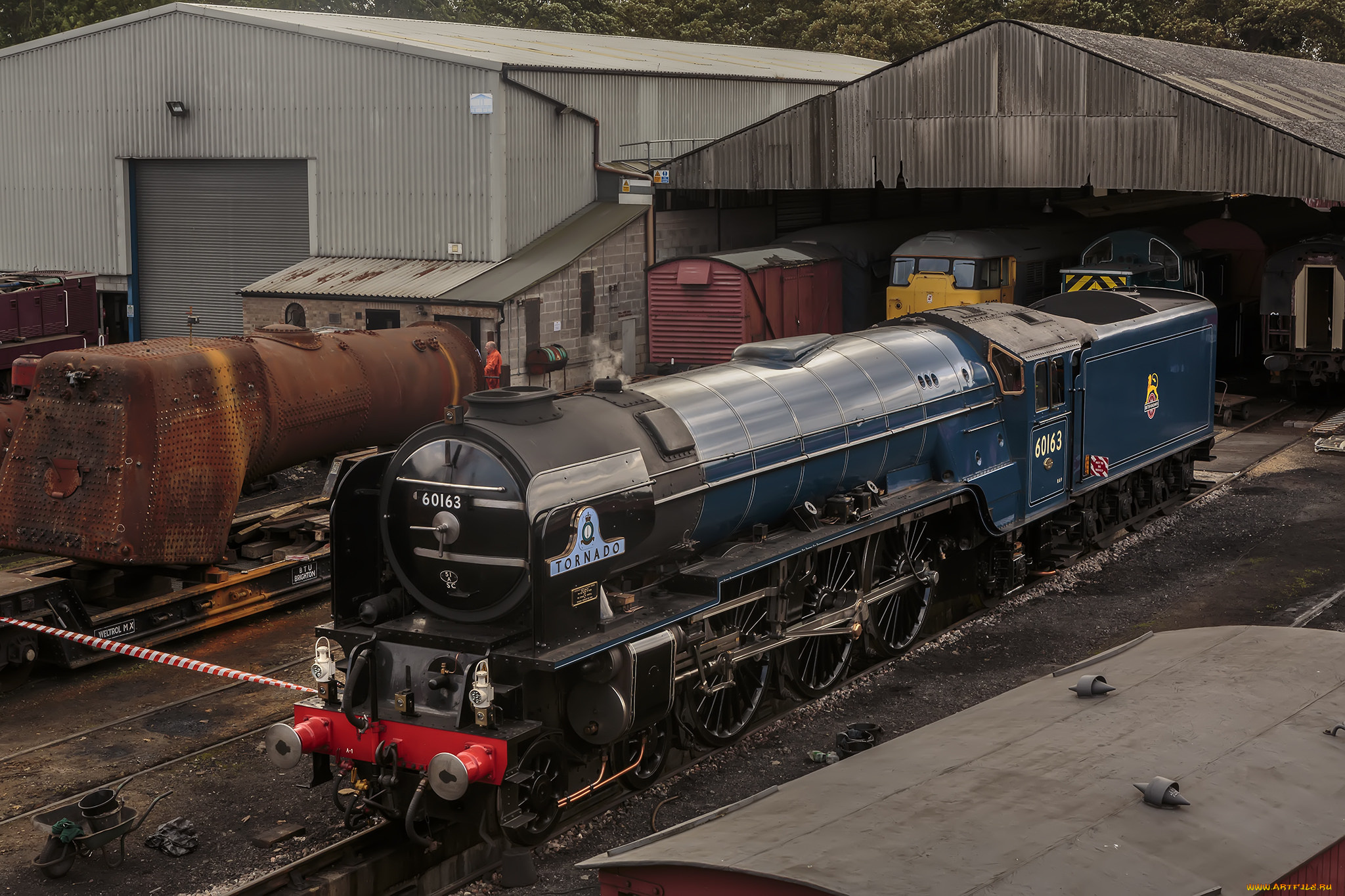 техника, паровозы, железная, паровоз, дорога