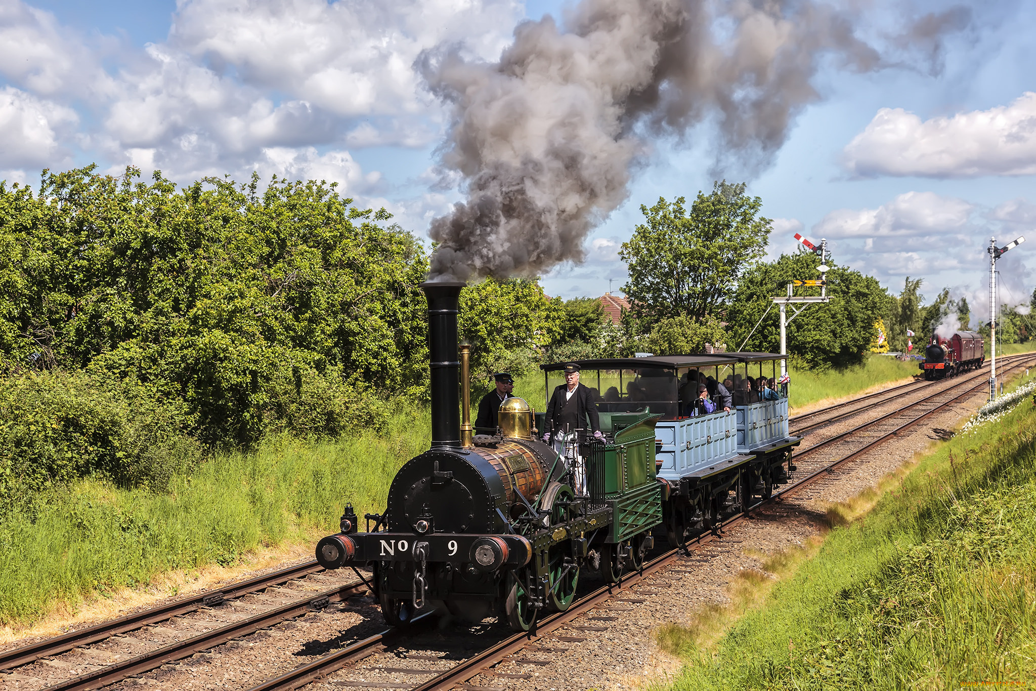 техника, паровозы, железная, паровоз, дорога