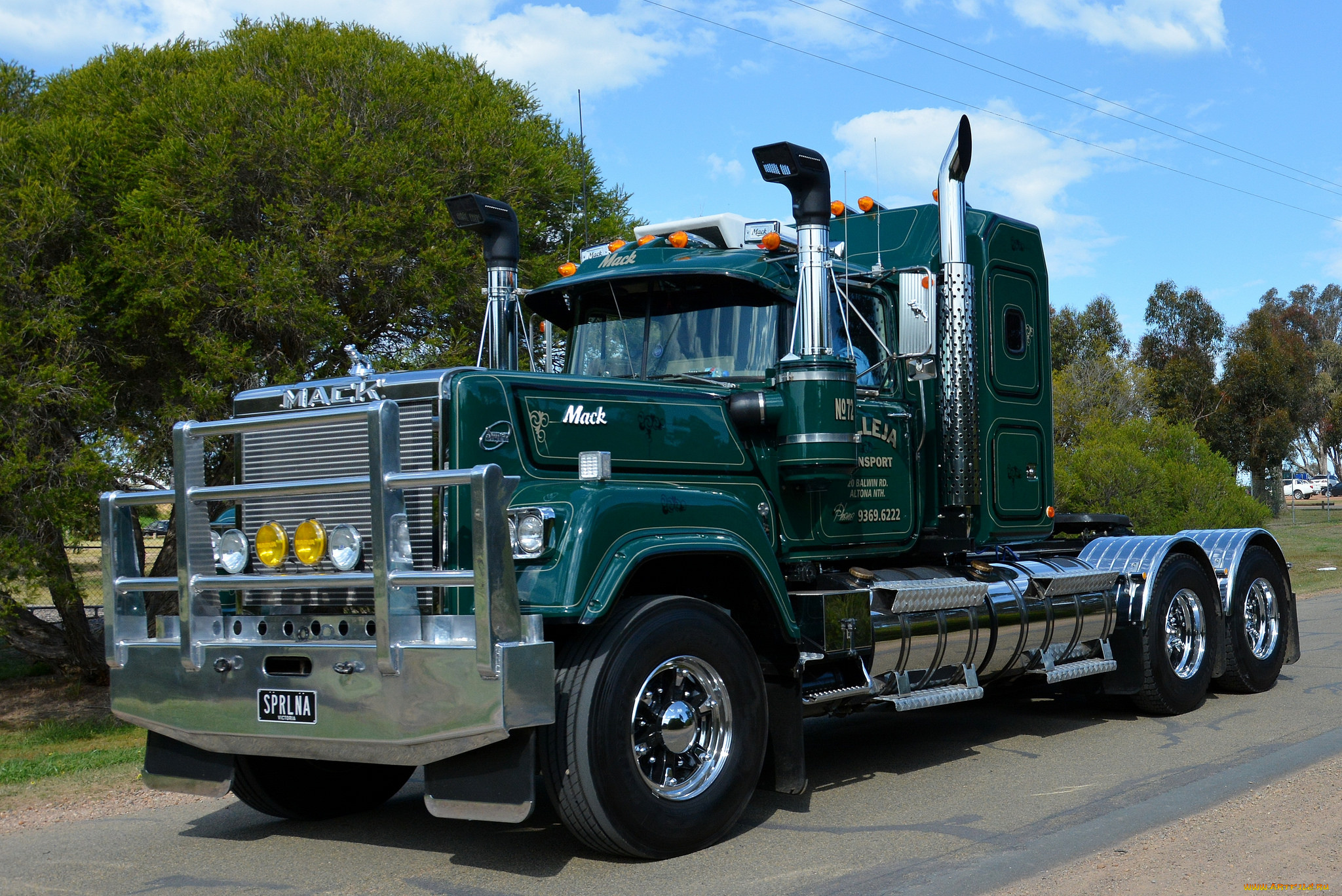 mack, superliner, автомобили, mack, седельный, грузовик, тяжелый, тягач