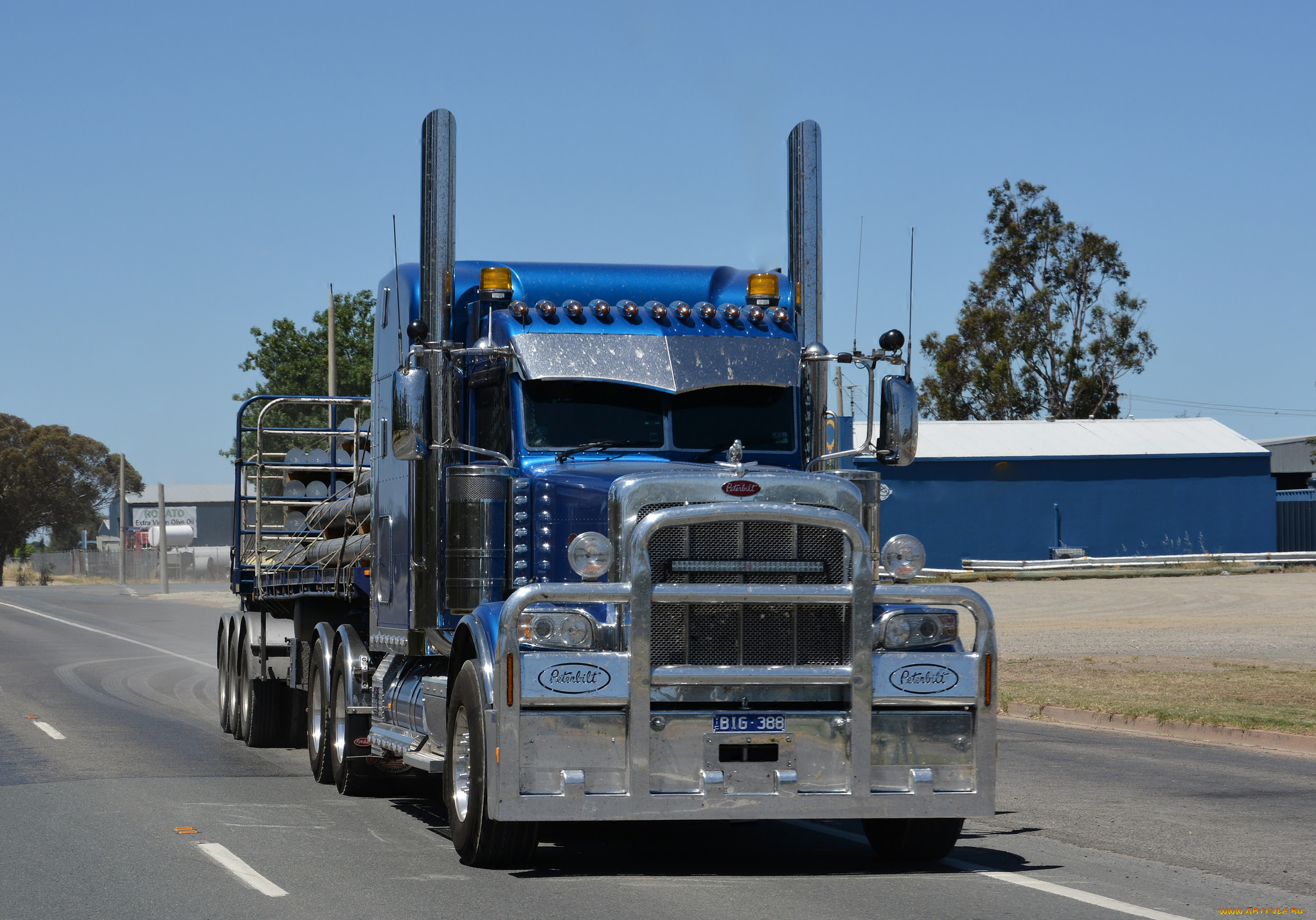 peterbilt, автомобили, тяжелый, тягач, грузовик, седельный