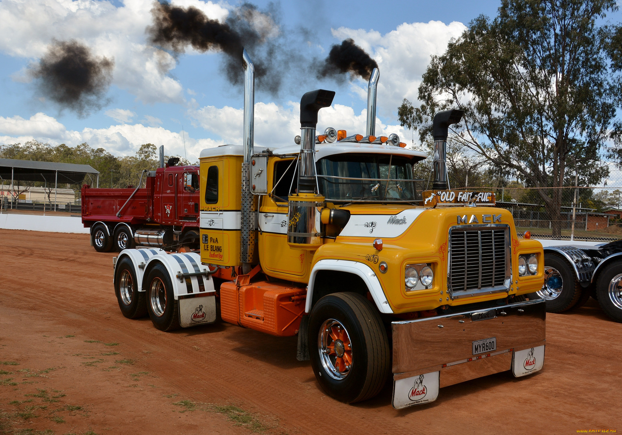 r600, mack, автомобили, mack, тягач, седельный, тяжелый, грузовик