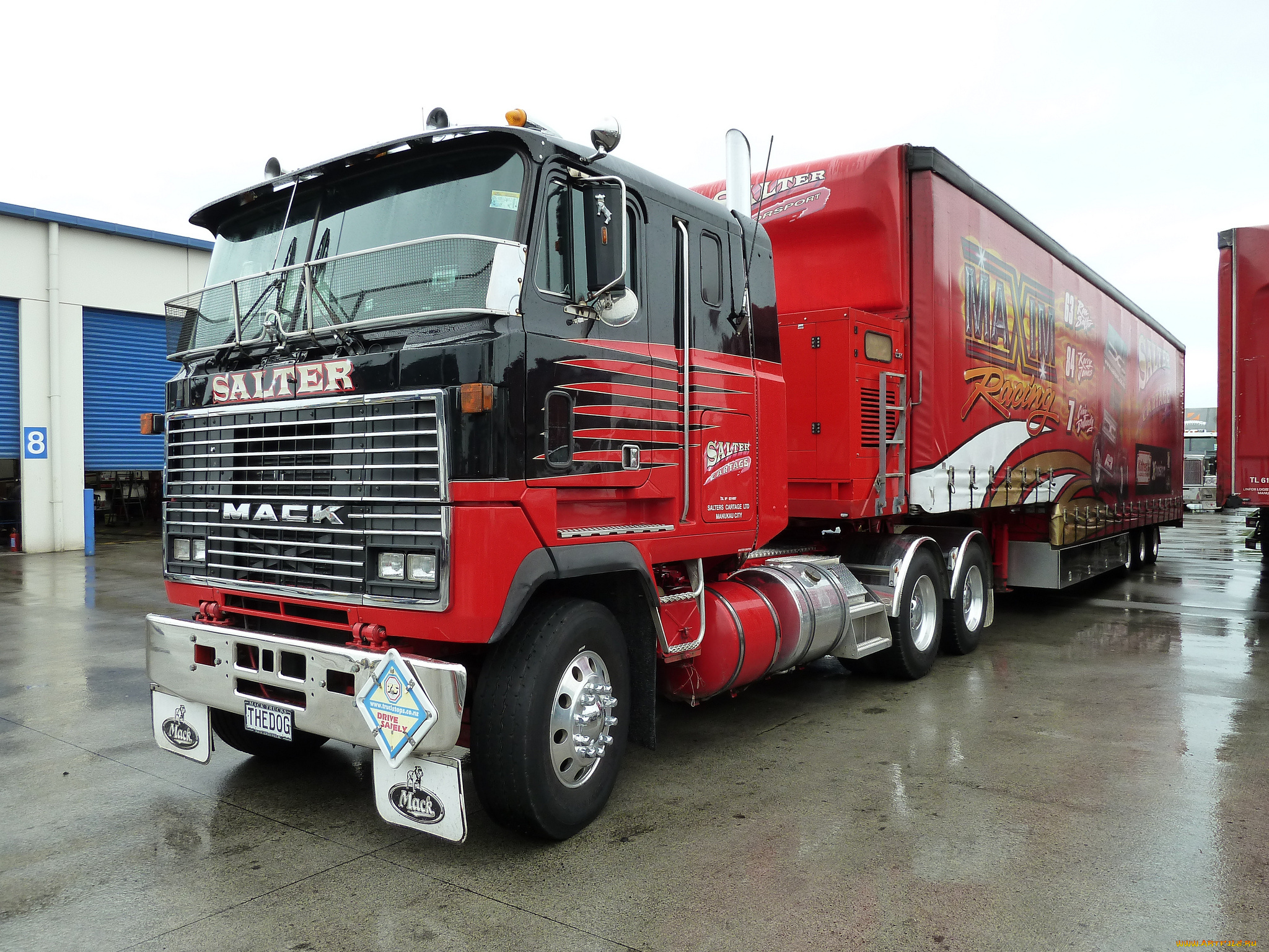 автомобили, mack, фура, salter, racing