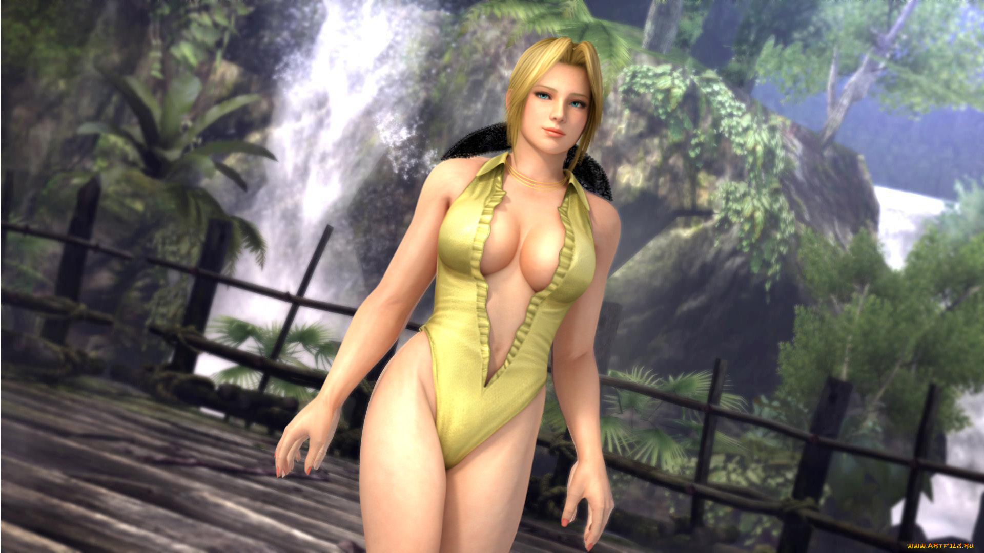 3д, графика, аниме, , anime, девушка, взгляд, фон