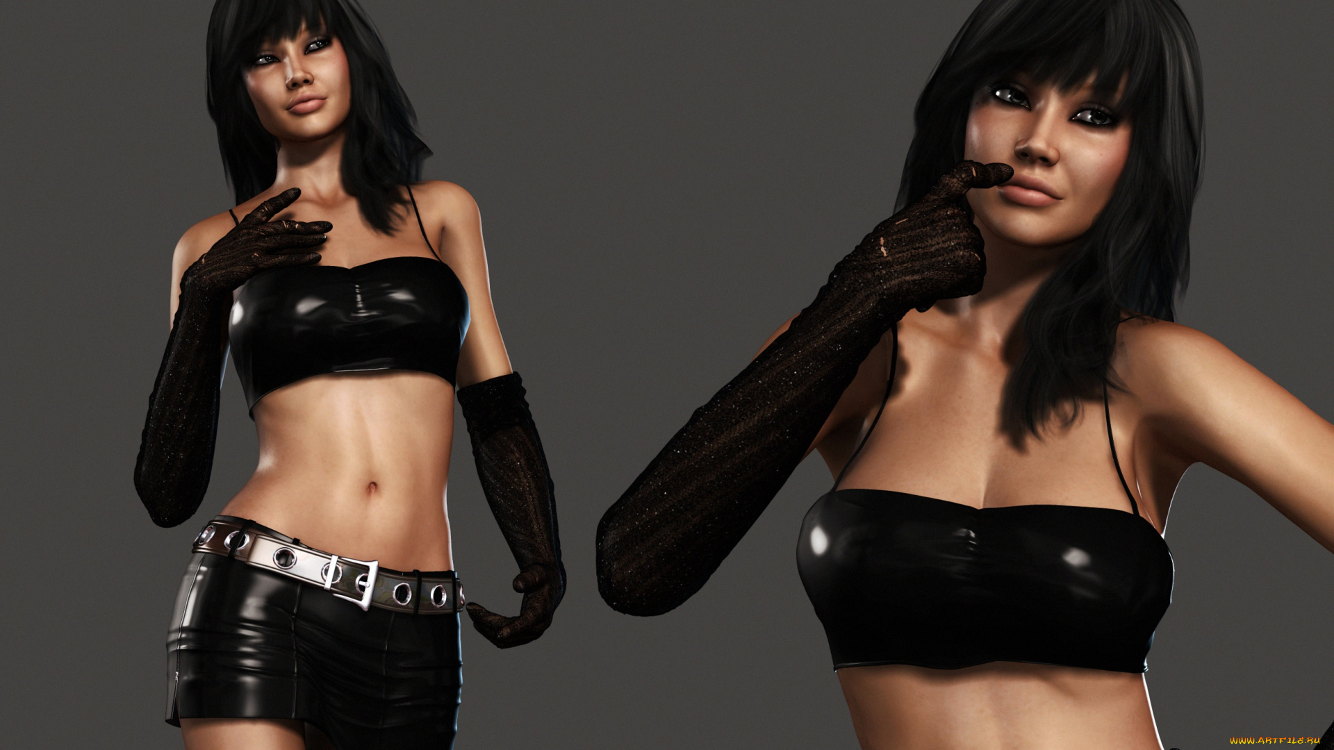 3д, графика, люди, , people, фон, взгляд, девушки