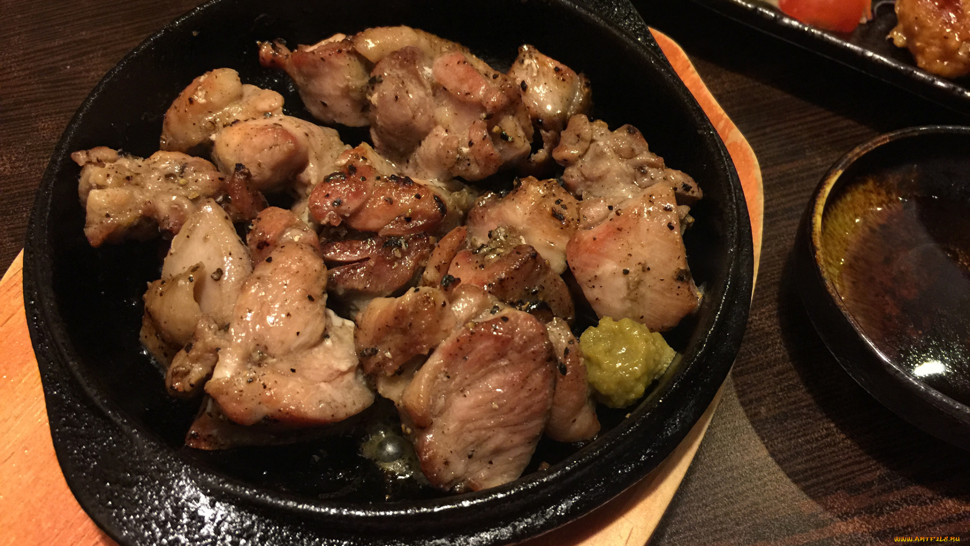 еда, мясные, блюда, мясо, жаренное