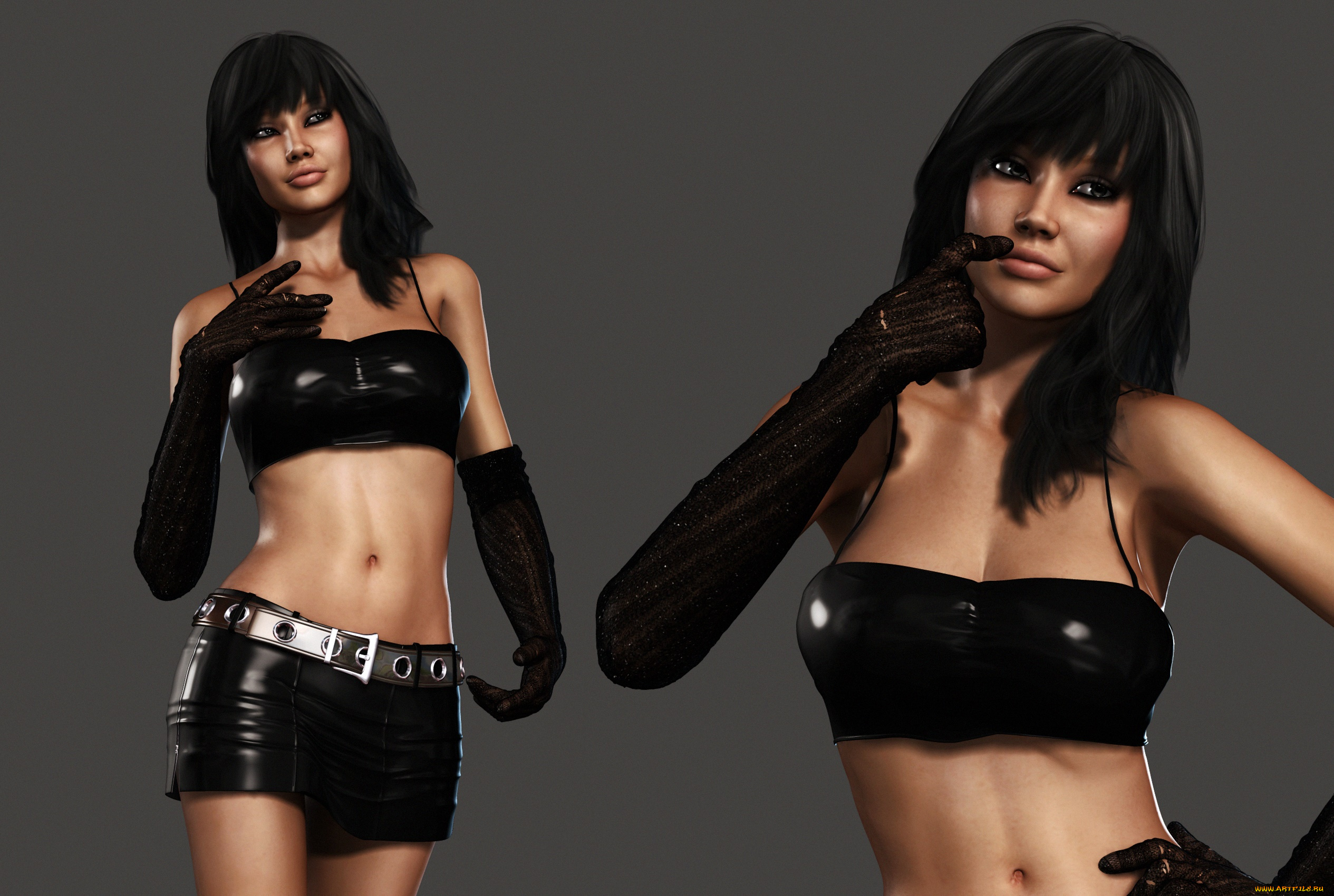 3д, графика, люди, , people, фон, взгляд, девушки