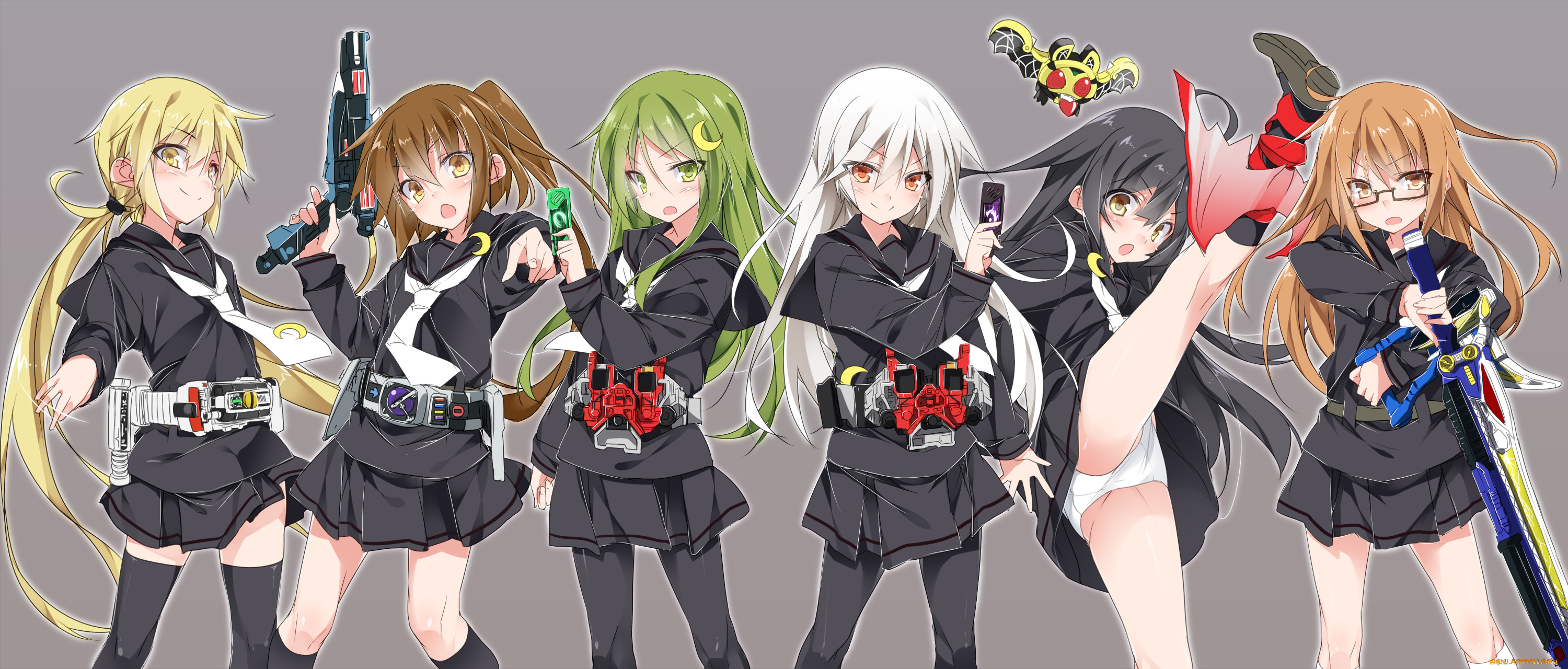 автор, , mtu, , orewamuzituda, аниме, kantai, collection, kantai, collection, nagatsuki, mochizuki, satsuki, kikuzuki, kancolle, fumizuki, kamen, rider, mikazuki