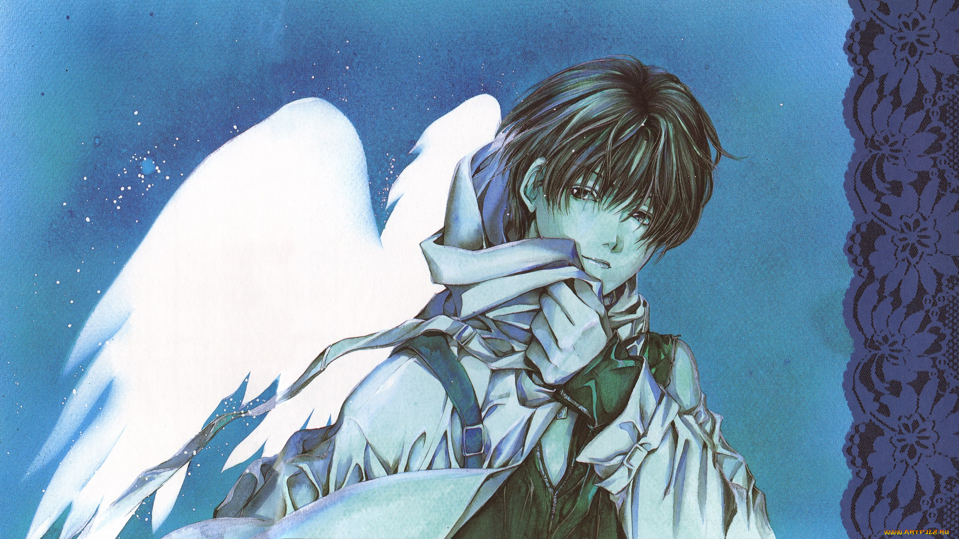 аниме, angel, sanctuary, ангел