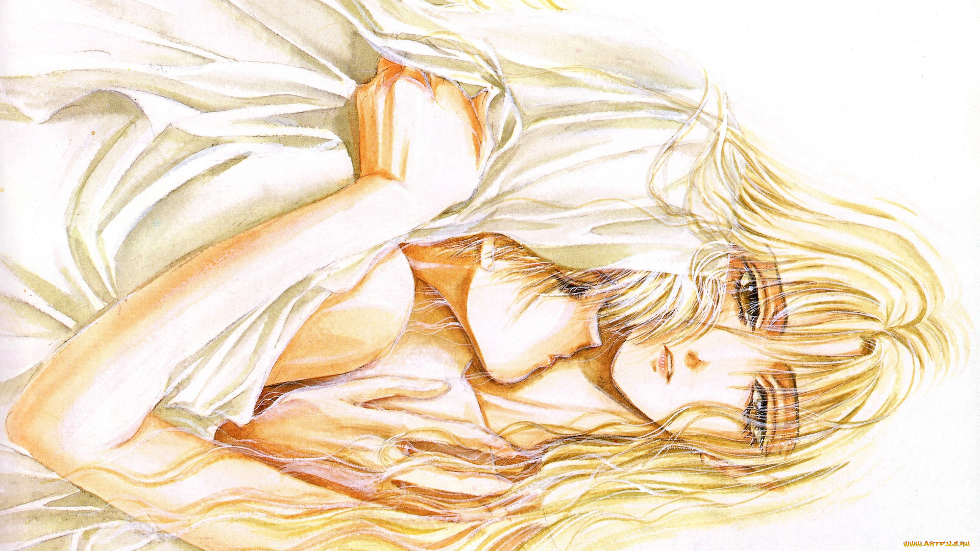 аниме, angel, sanctuary, двое