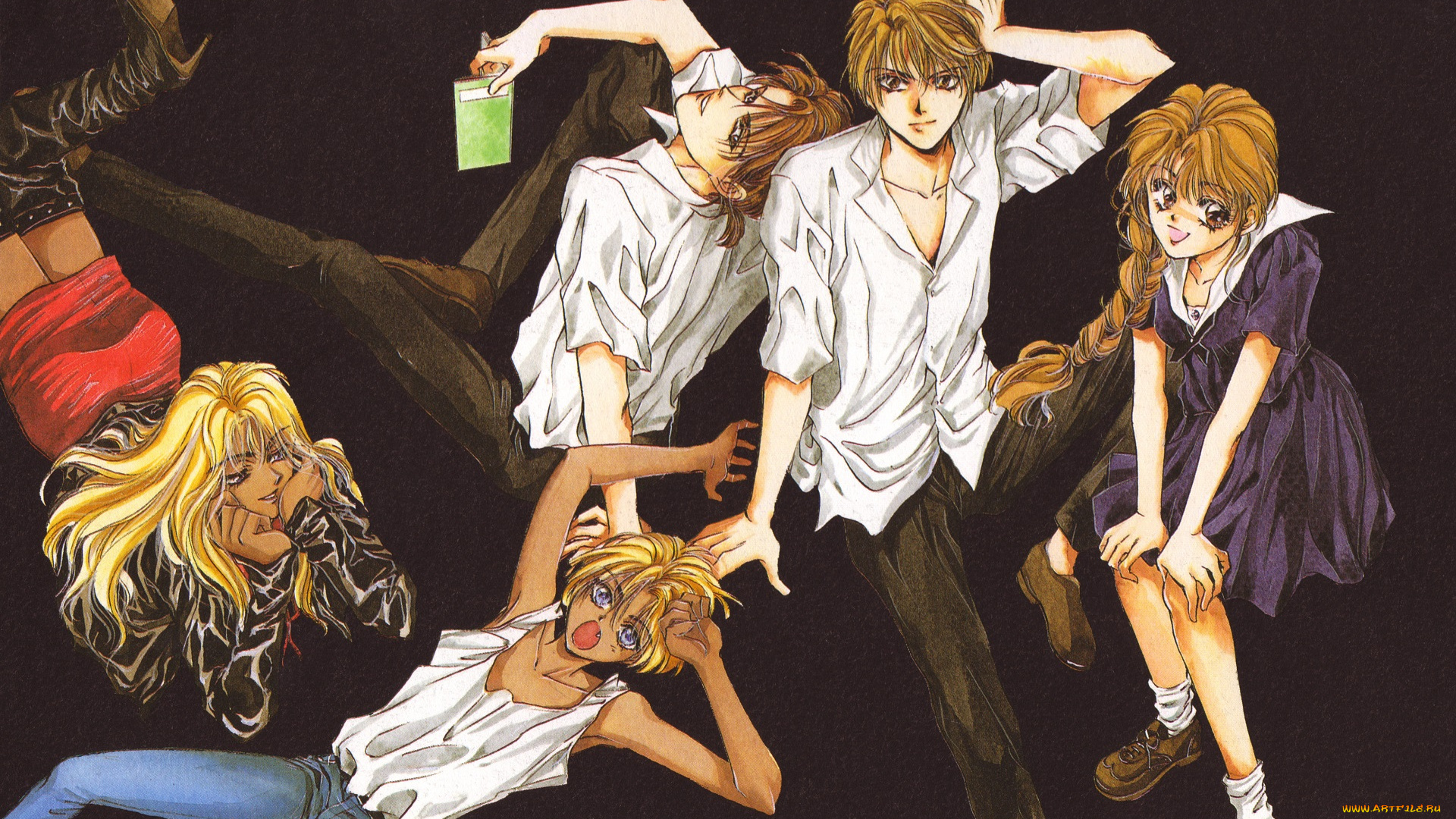 аниме, angel, sanctuary, персонажи