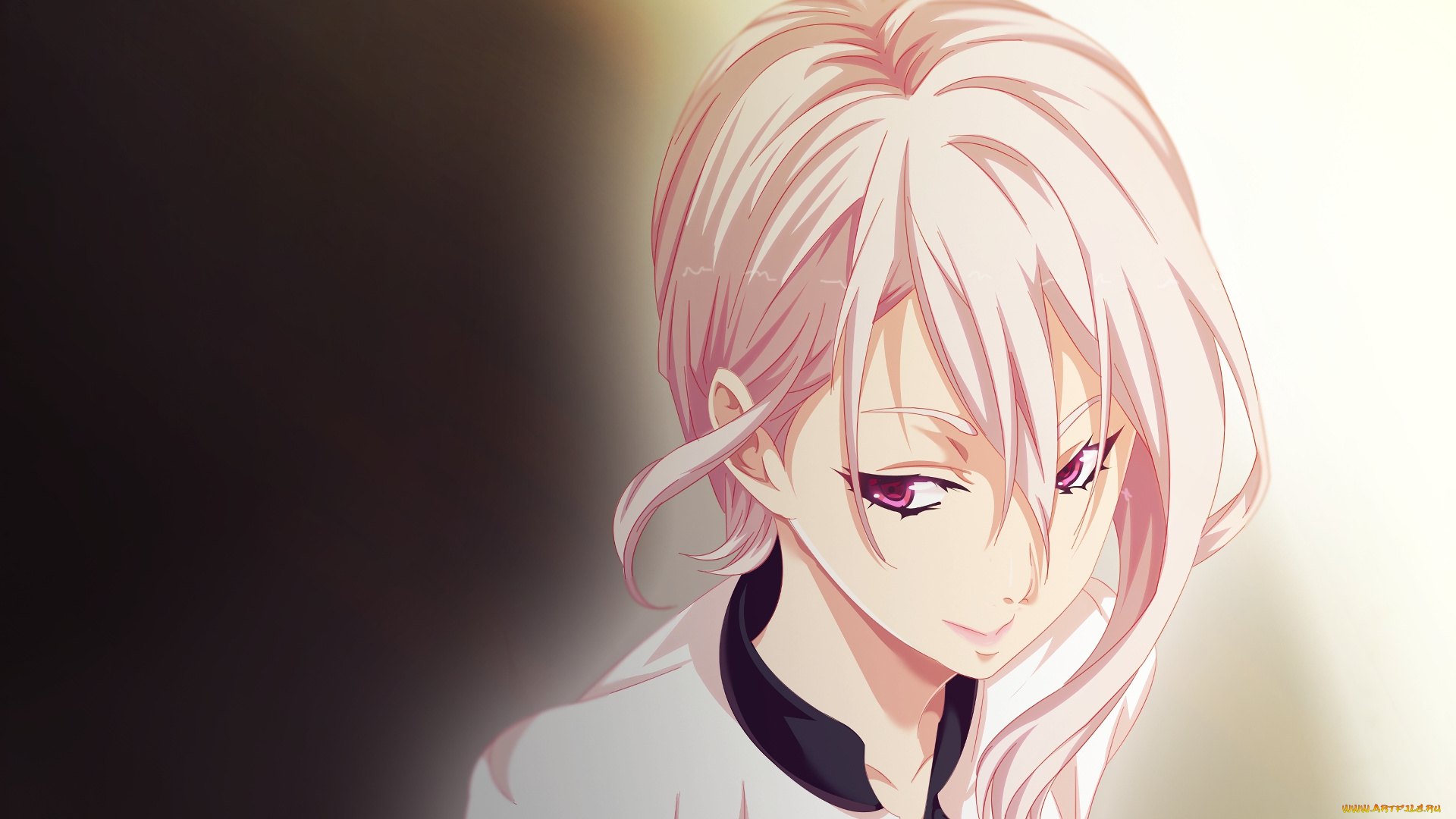 аниме, shokugeki, no, soma, фон, взгляд, девушка