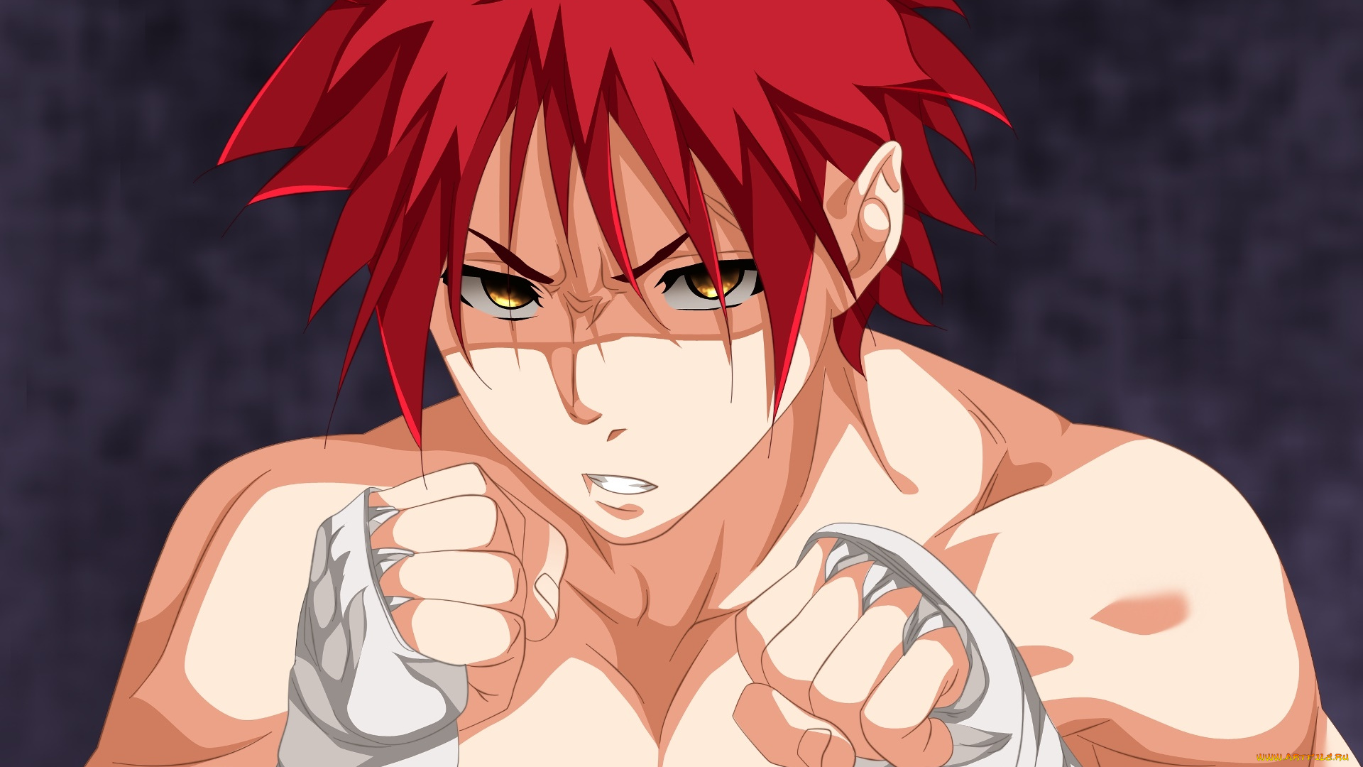 аниме, shokugeki, no, soma, фон, взгляд, парень