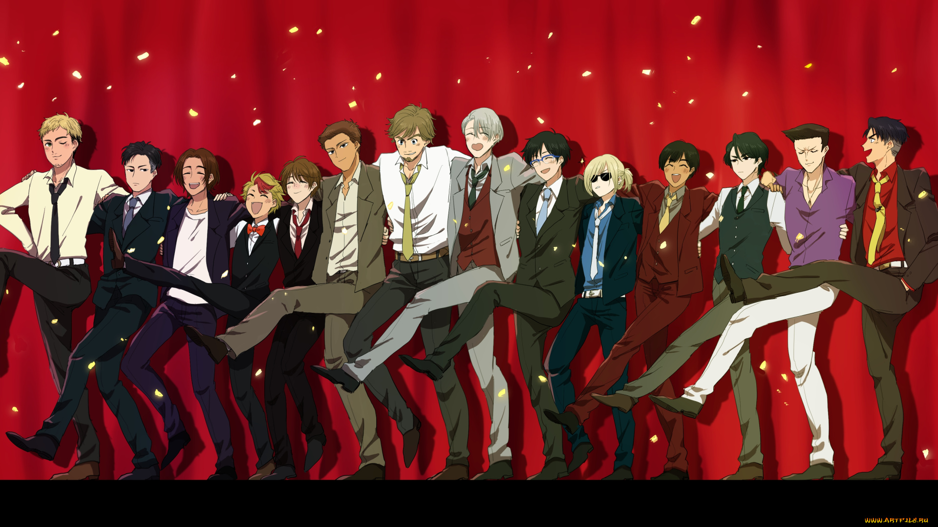 аниме, yuri, on, ice, парни