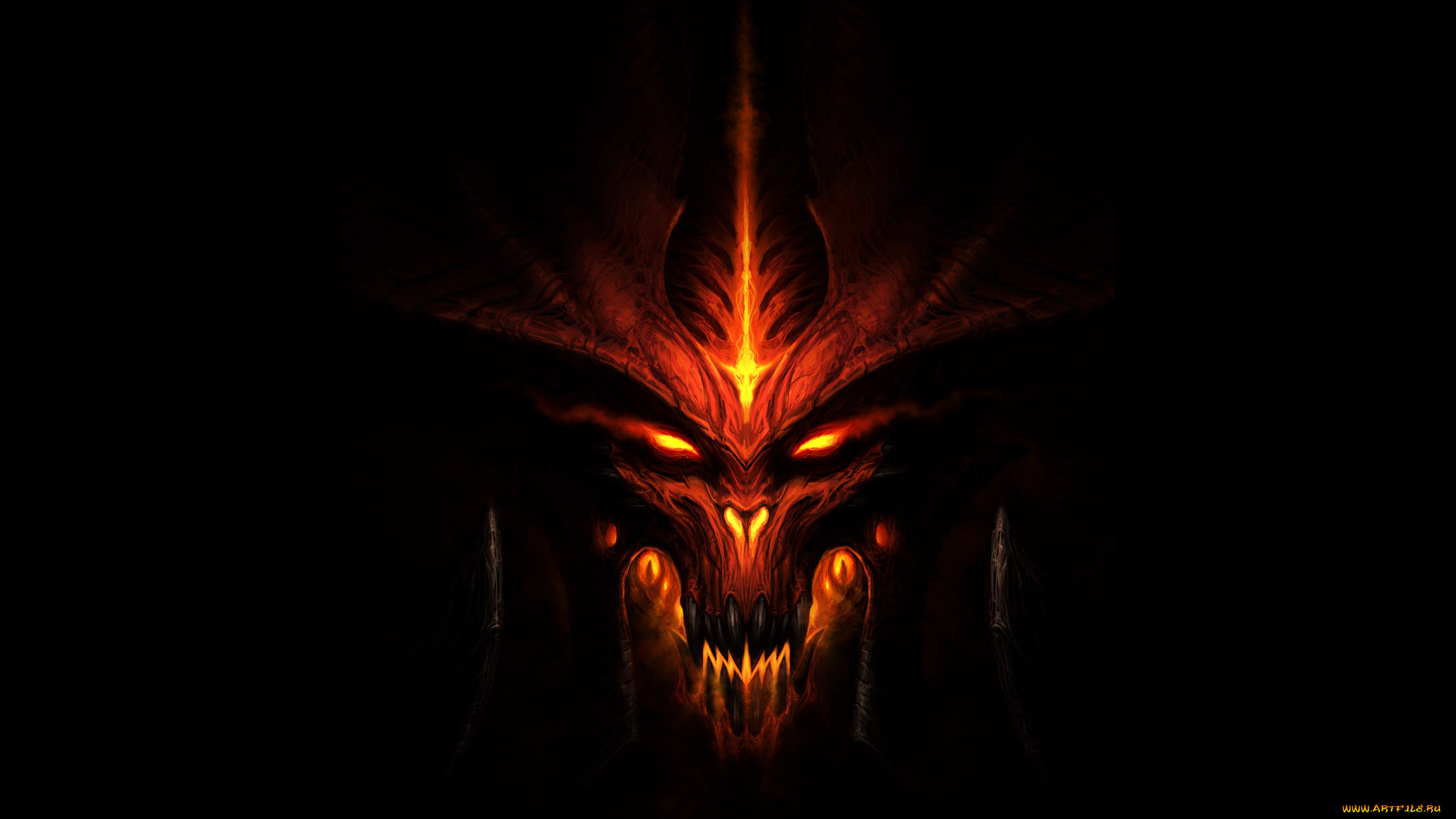 фэнтези, демоны, огонь, демон, дьявол