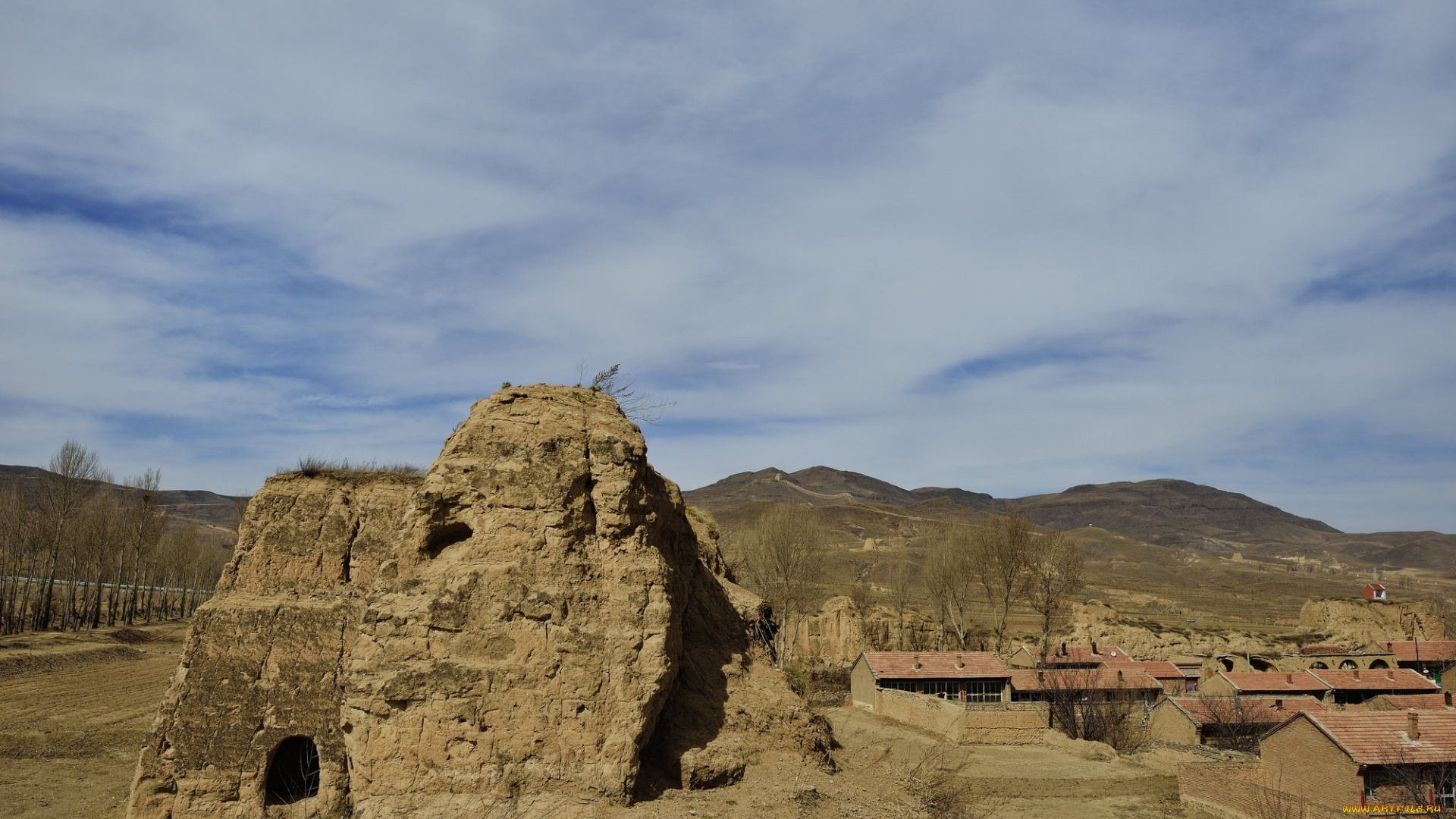 города, -, исторические, , архитектурные, памятники, великая, китайская, стена, провинция, шаньси