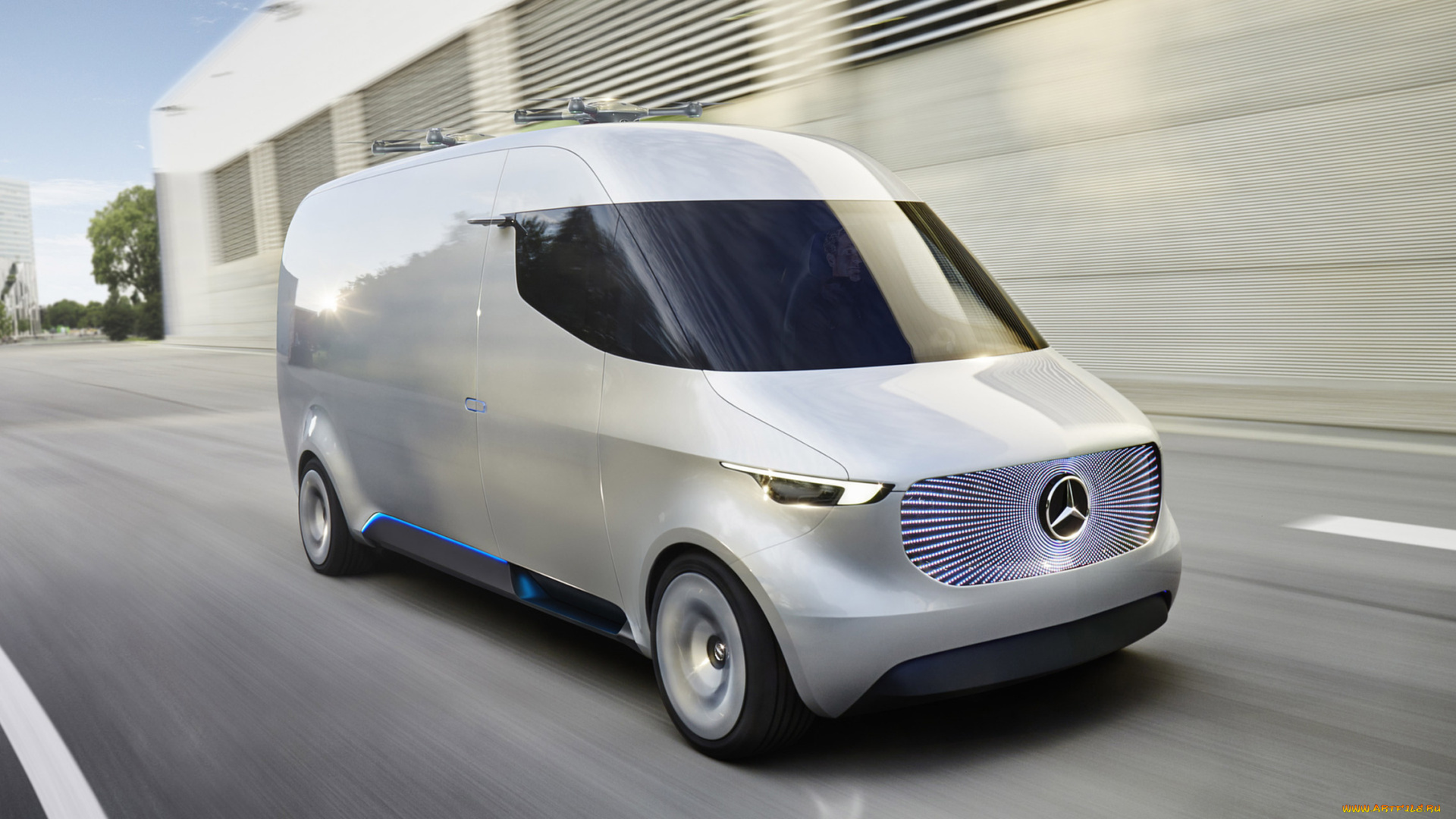 mercedes&, 8209, benz, vision, van, concept, 2016, автомобили, mercedes-benz, vision, van, mercedes, 2016, concept