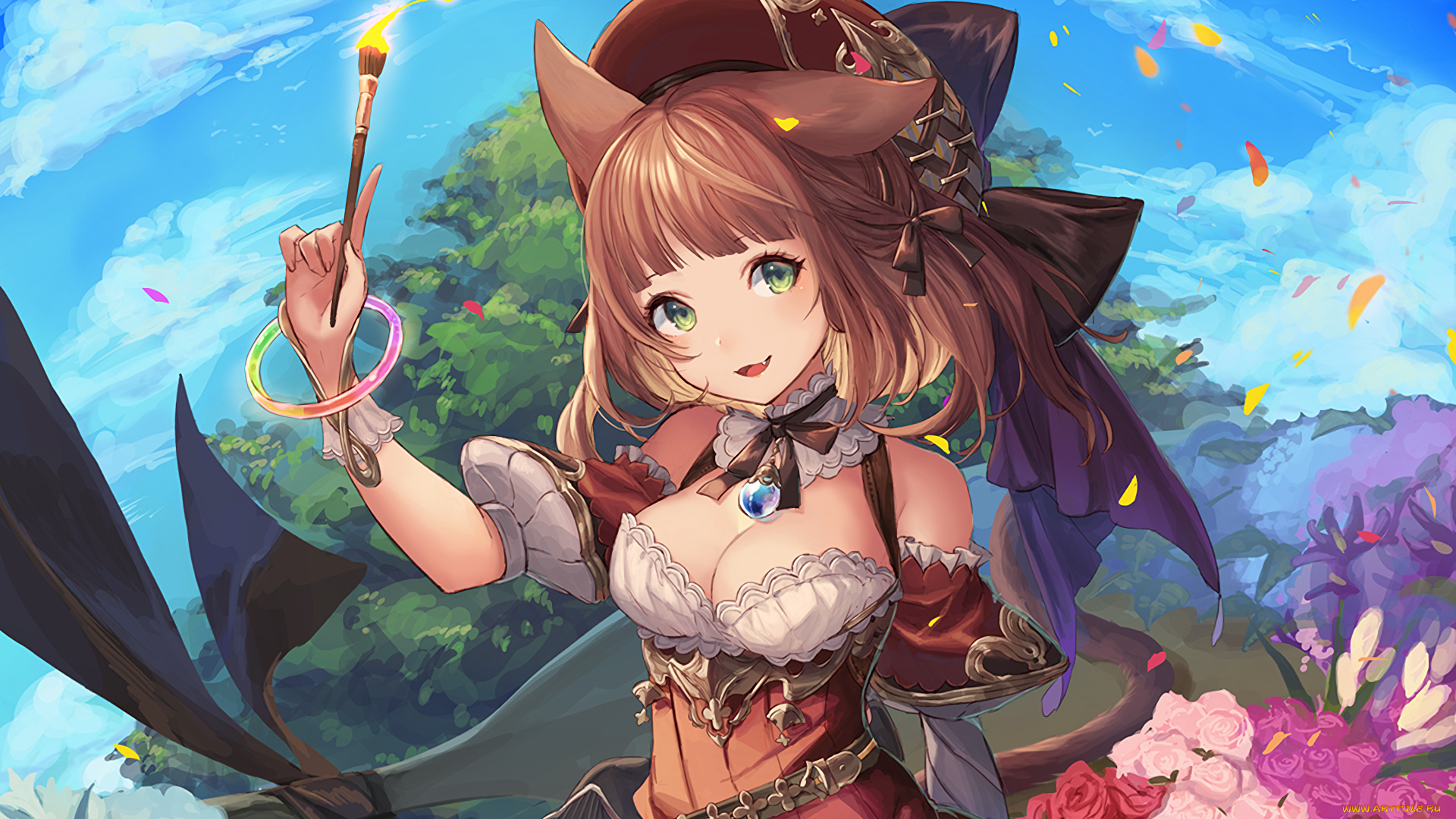 original, аниме, животные, , существа