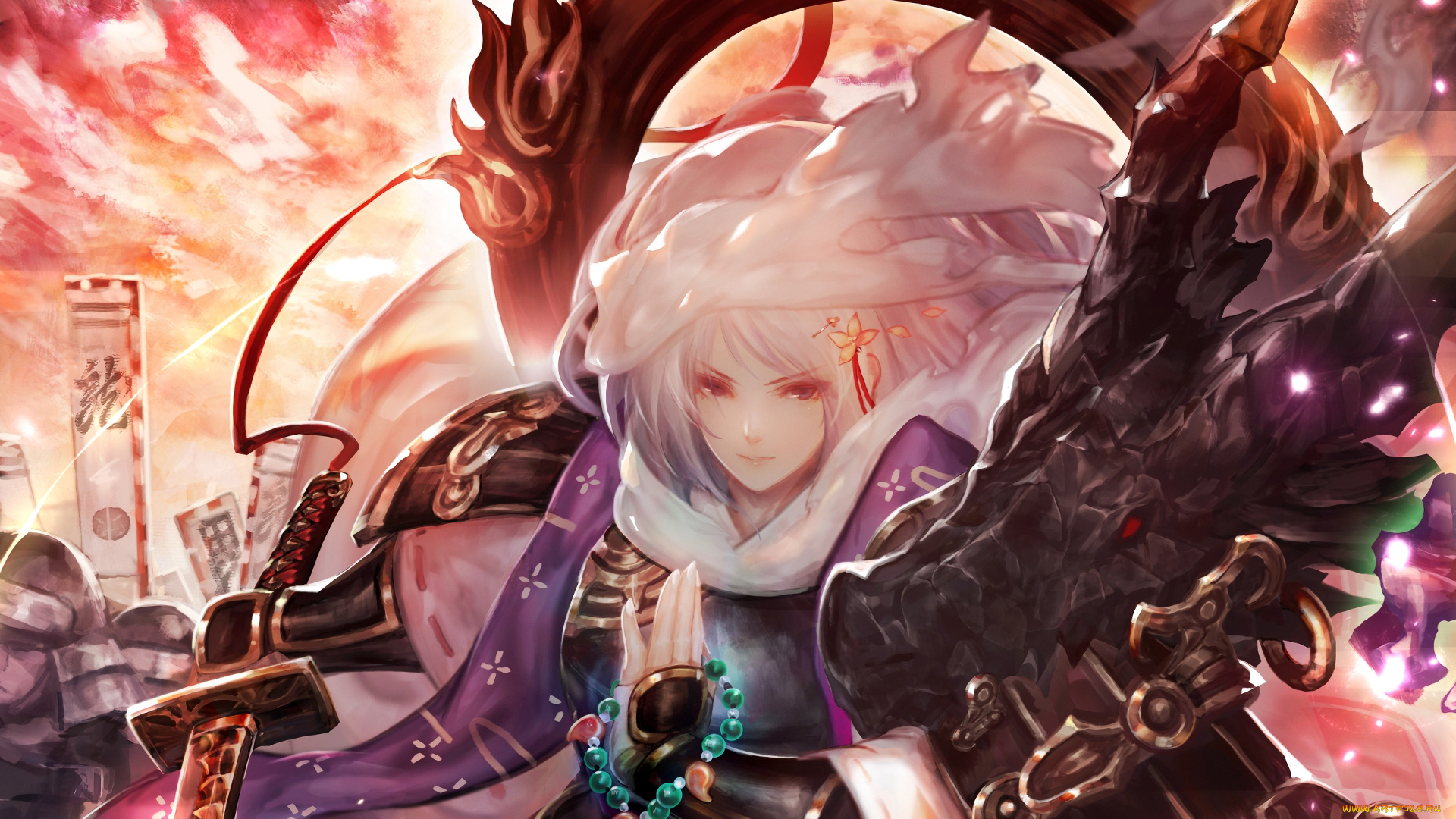 original, аниме, животные, , существа