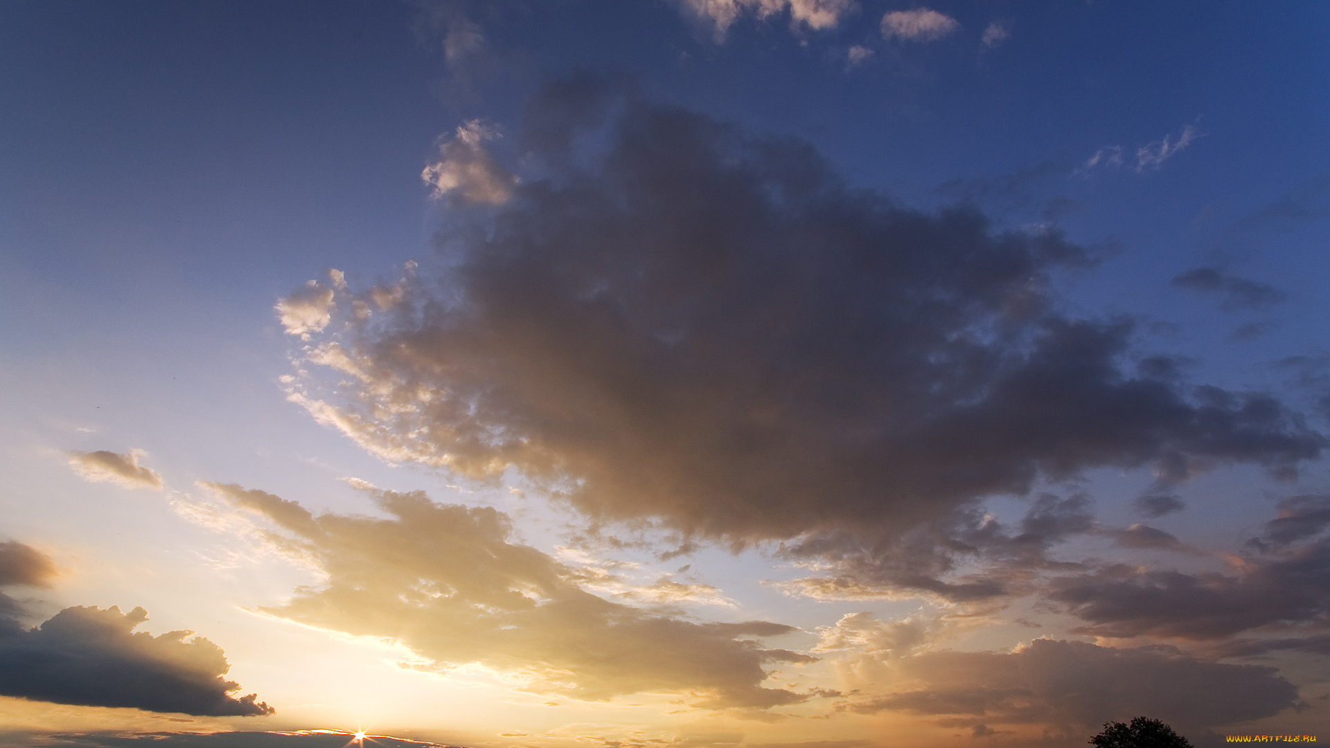 природа, облака