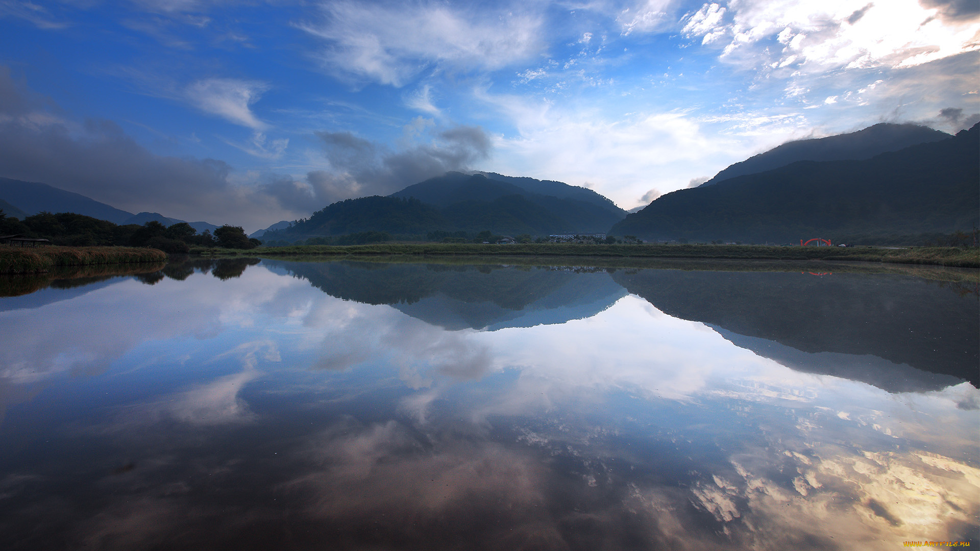 природа, реки, озера, горы, озеро