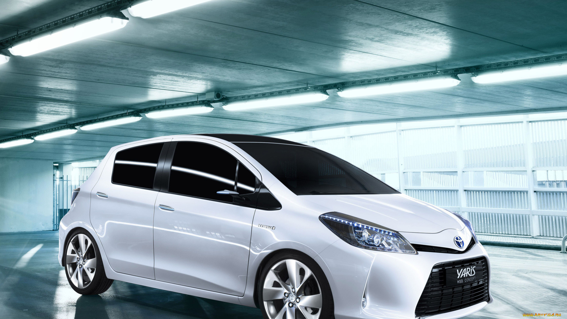 toyota, yaris, hsd, concept, 2011, автомобили, toyota, yaris, 2011, concept, hsd