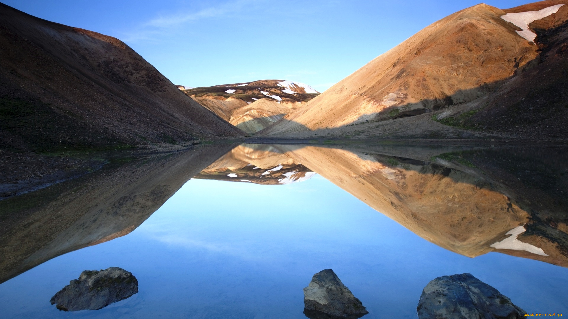 высокогорье, ландманналейгар, , исландия, природа, реки, озера, озеро, горы, камни