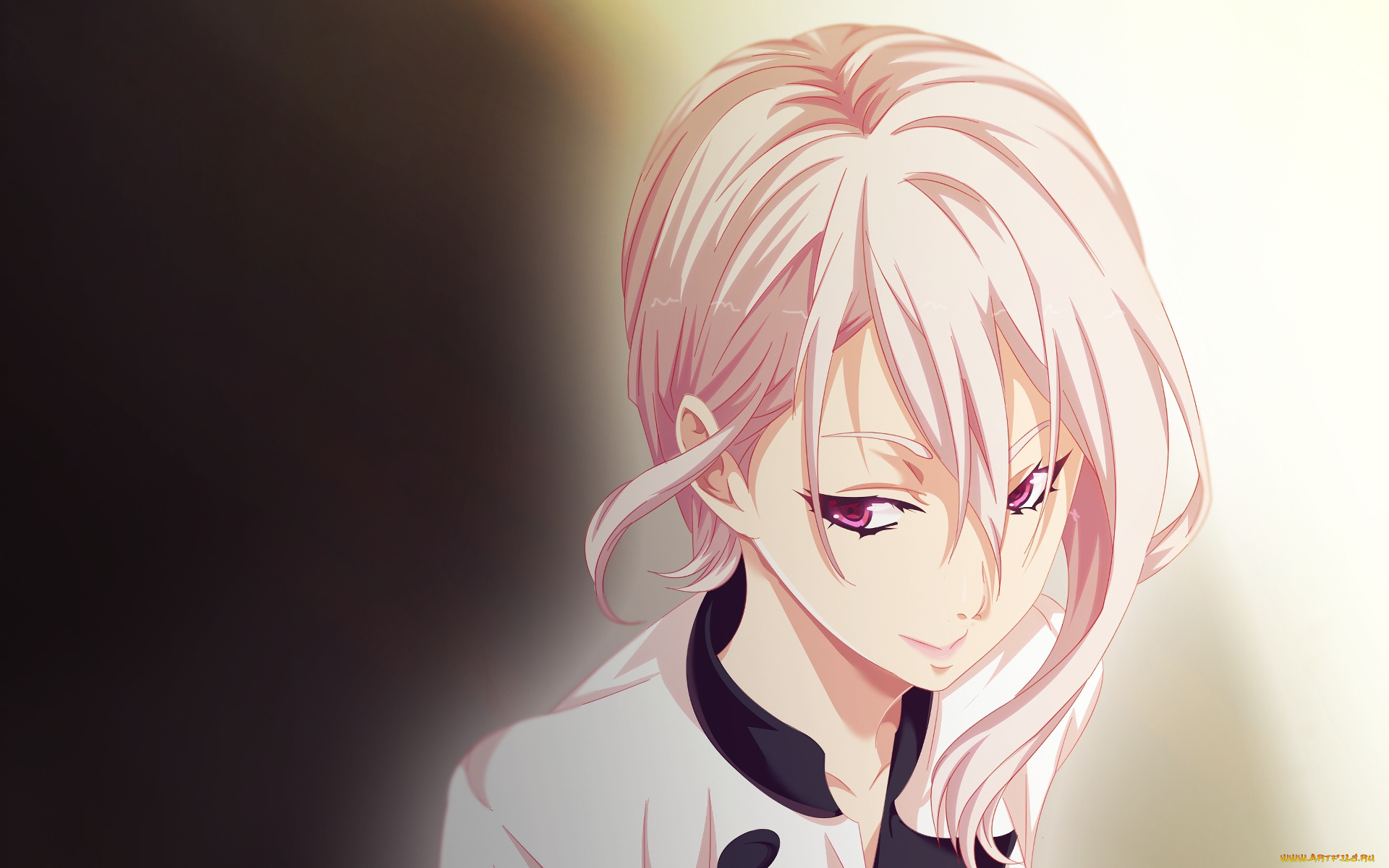 аниме, shokugeki, no, soma, фон, взгляд, девушка